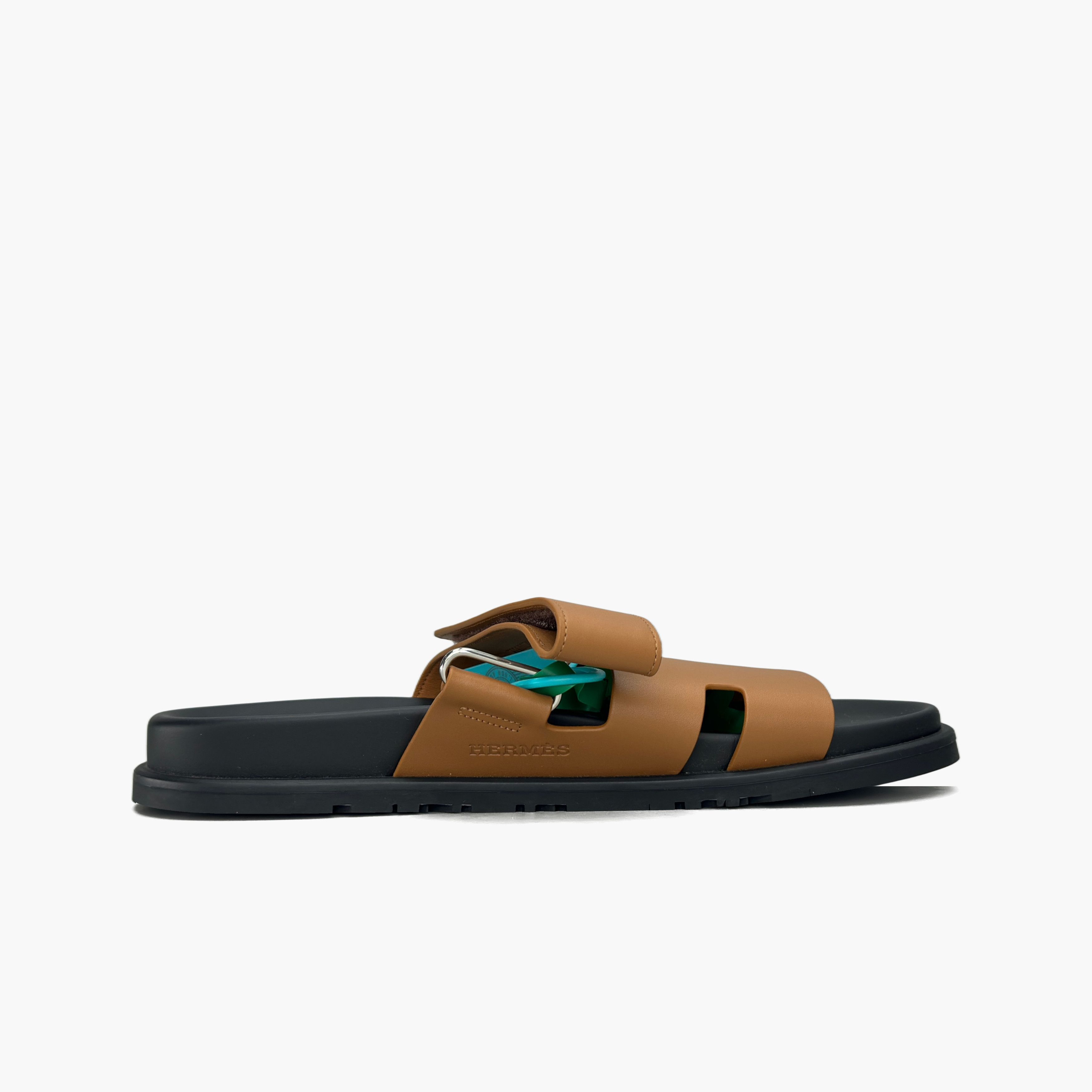 Hermes Hermès Chypre Leather Sandals Size 9 Size US 9 / EU 42 - 2 Thumbnail