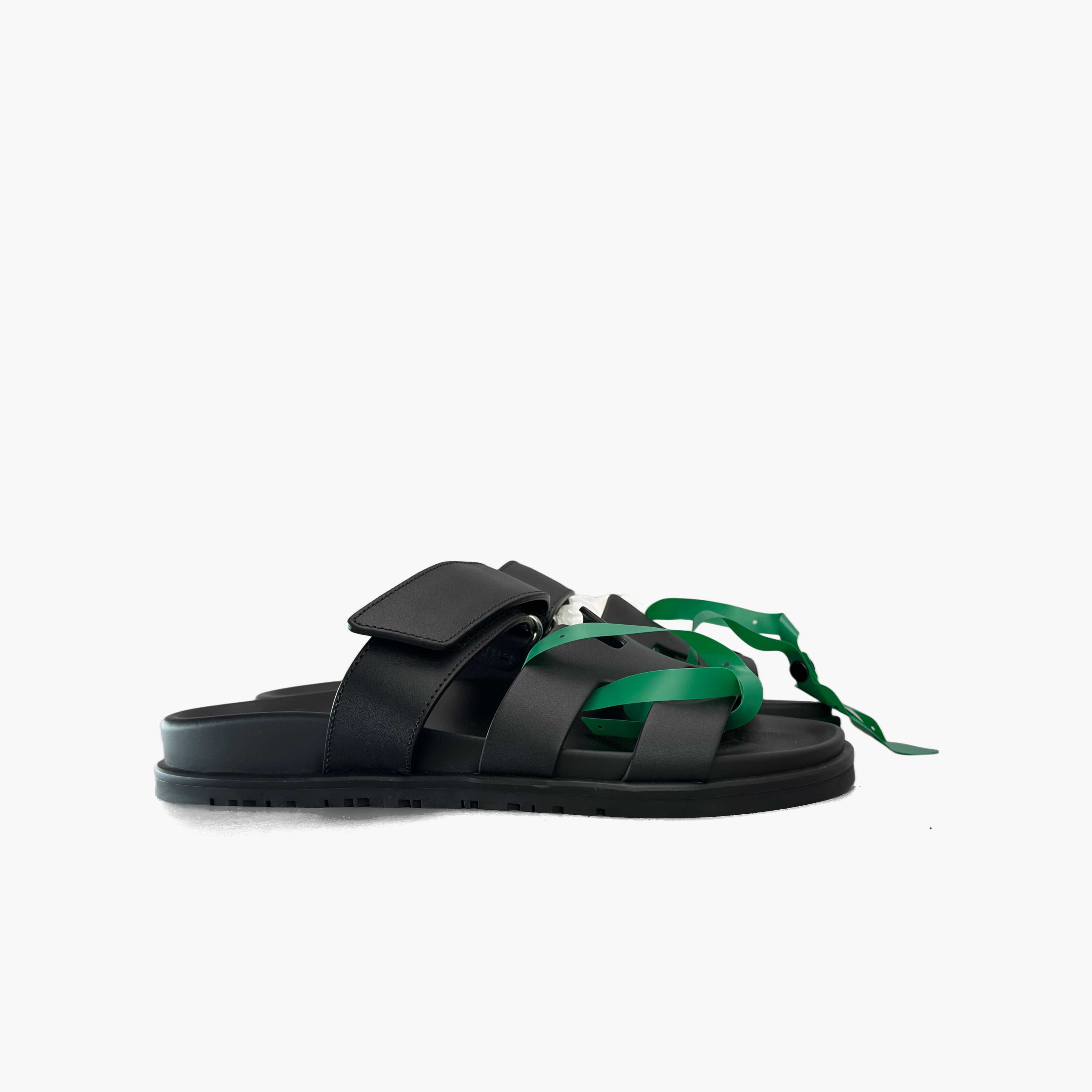 Hermes Hermès Chypre Leather Sandals Size 36.5 Size US 6.5 / IT 36.5 - 4 Thumbnail