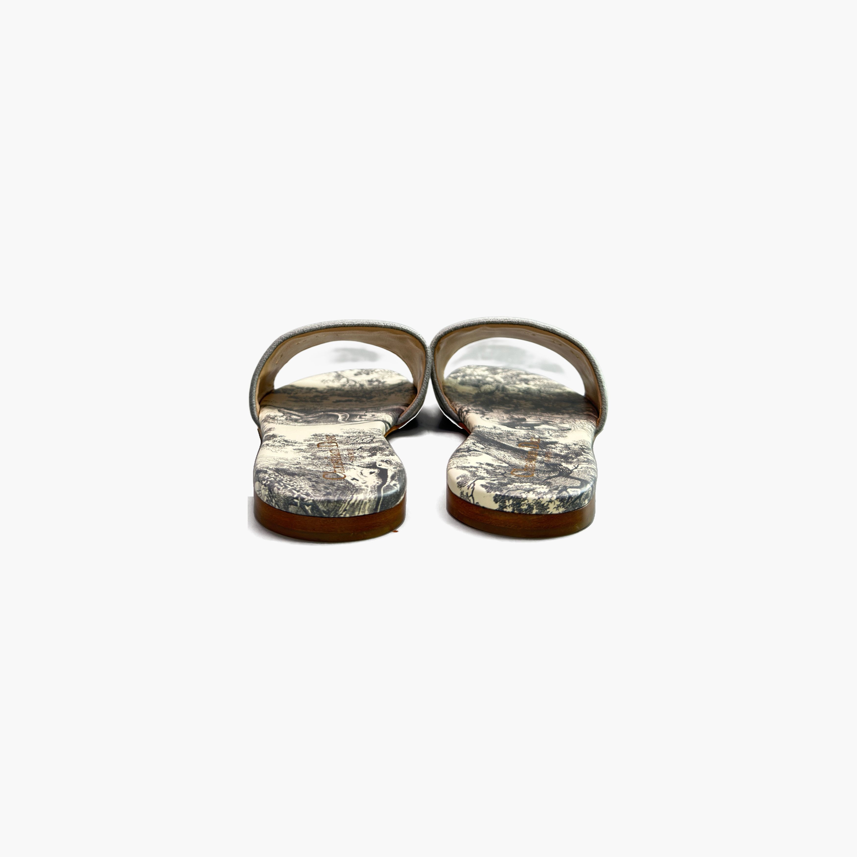 Dior Dior Toile de Jouy Dway Slides Size 38 Size US 8 / IT 38 - 6 Thumbnail