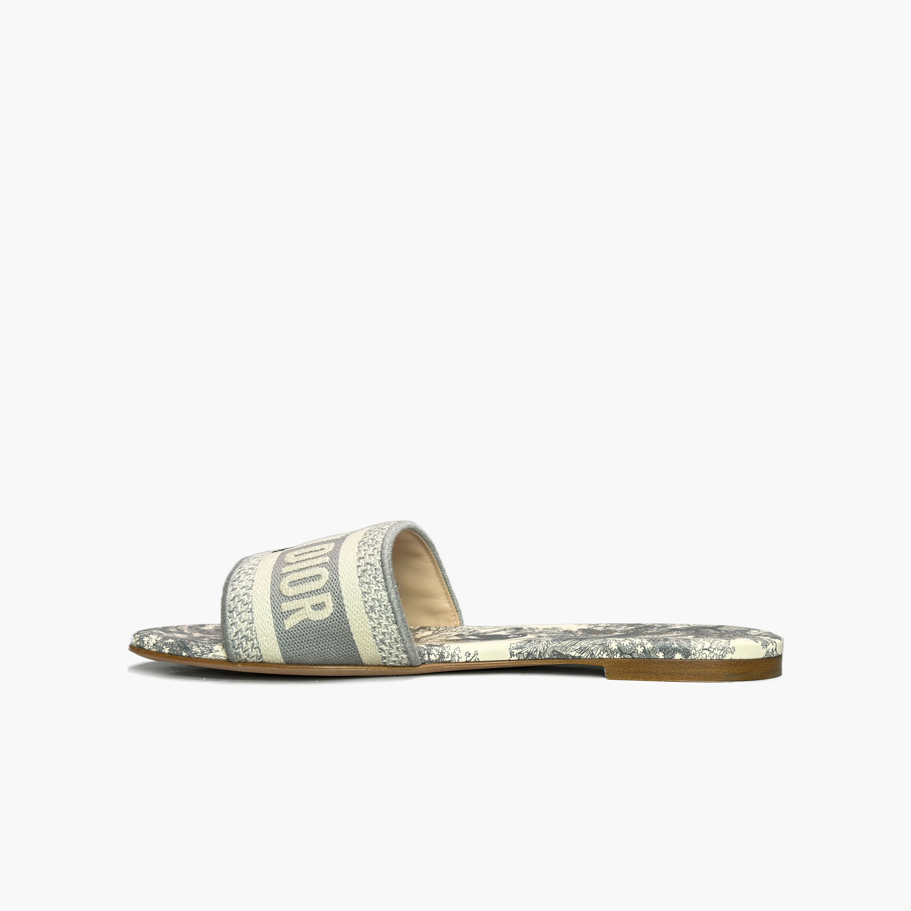 Dior Dior Toile de Jouy Dway Slides Size 38 Size US 8 / IT 38 - 3 Thumbnail