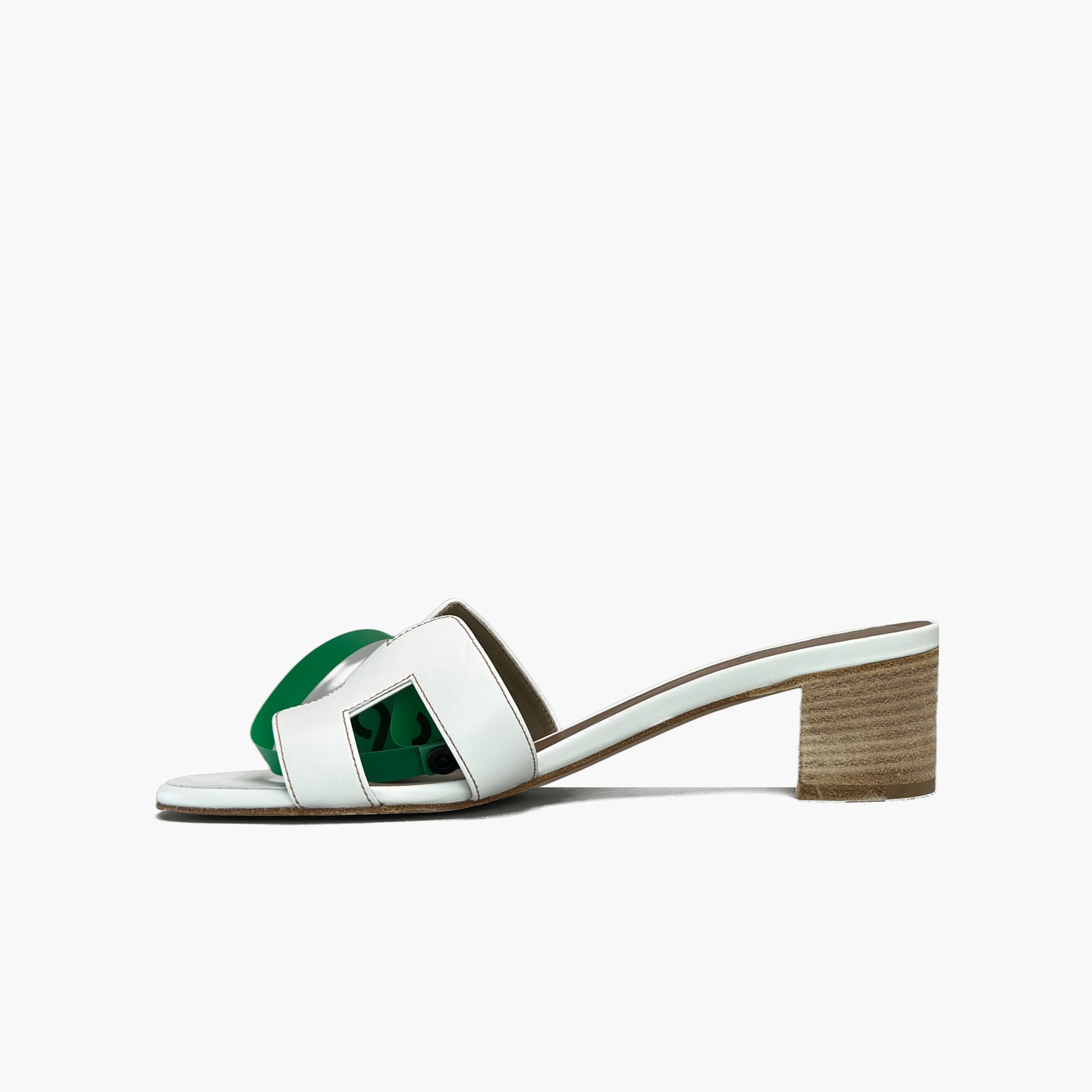 Hermes Hermès Oasis Leather Sandals Size 37.5 Size US 7.5 / IT 37.5 - 3 Thumbnail
