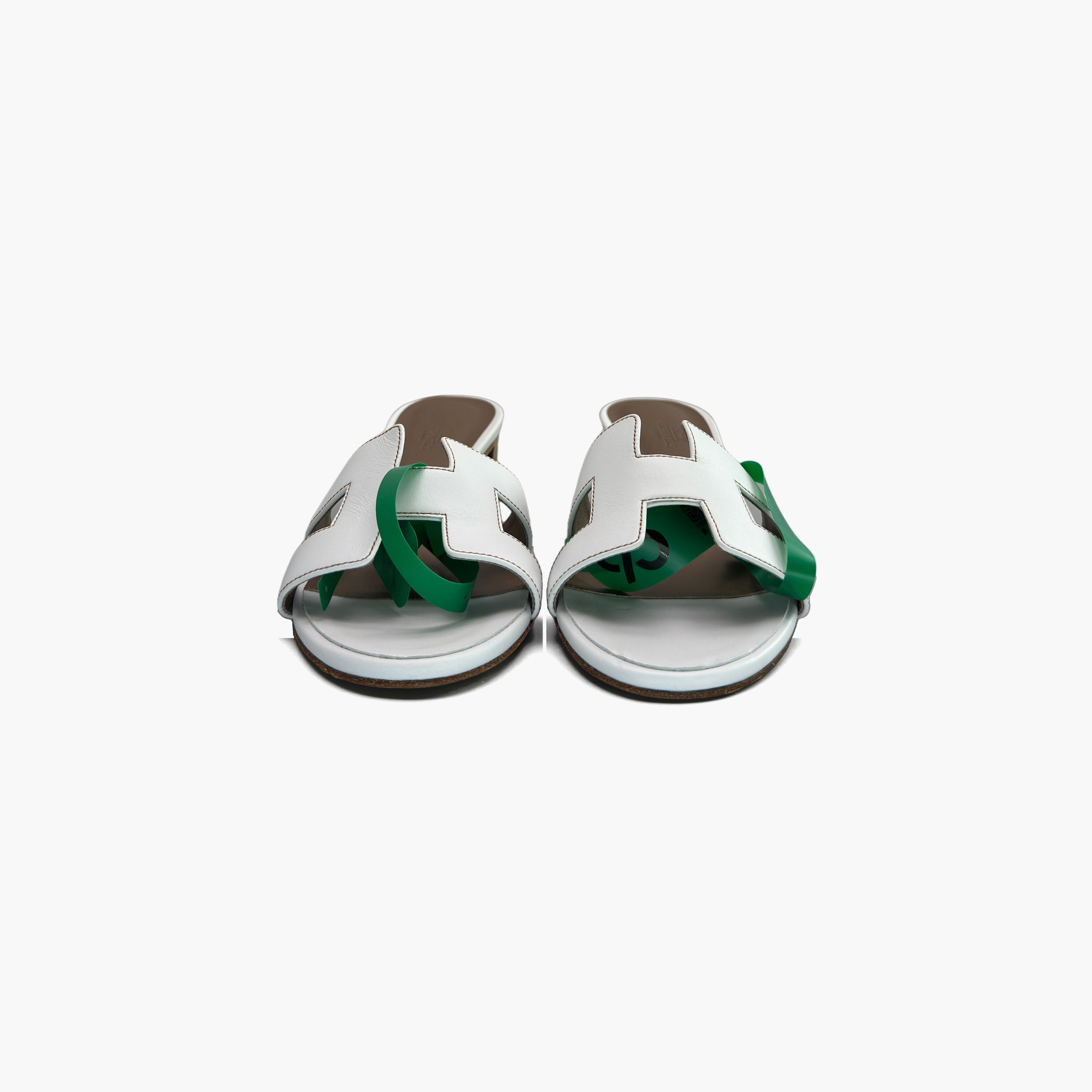 Hermes Hermès Oasis Leather Sandals Size 37.5 Size US 7.5 / IT 37.5 - 5 Thumbnail