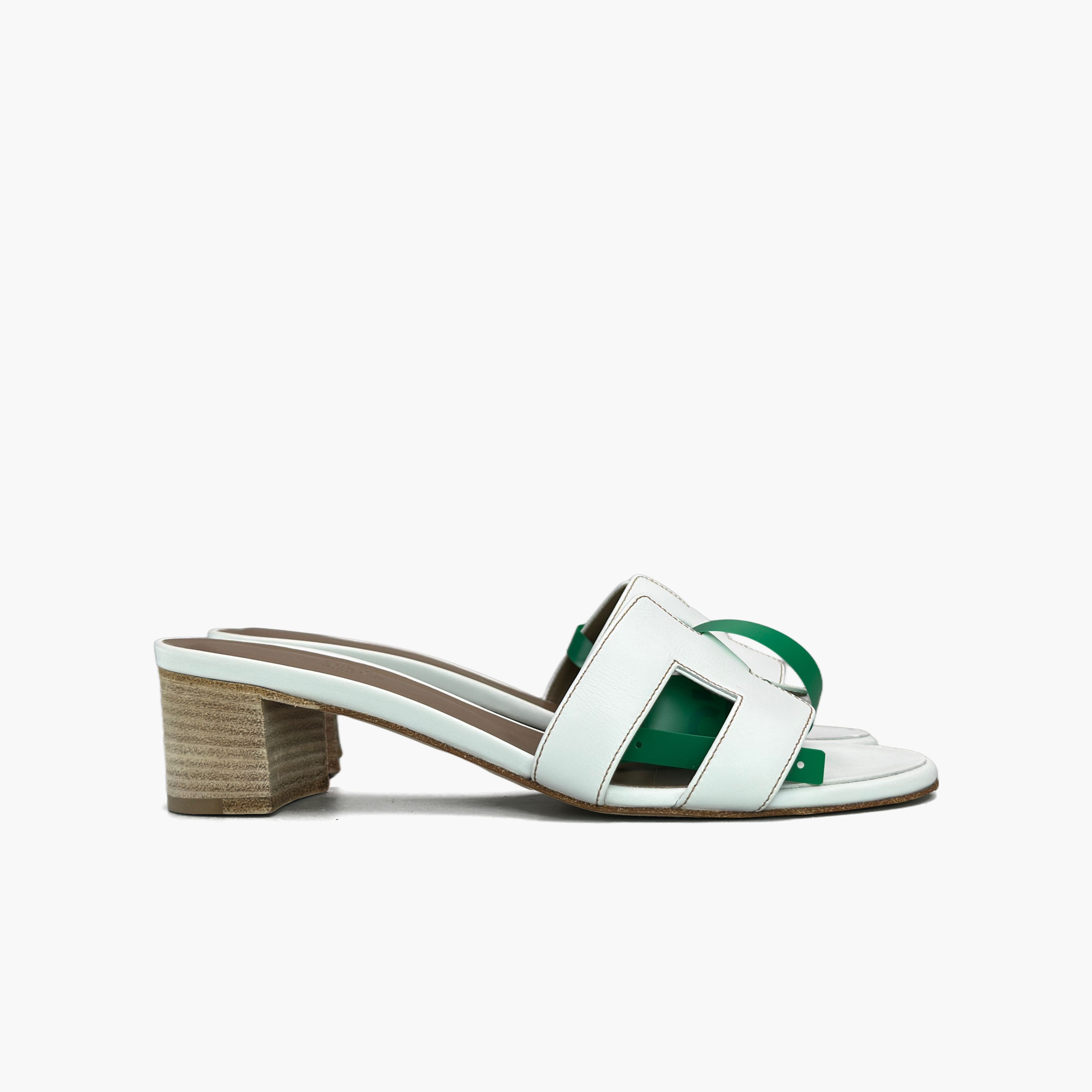 Hermes Hermès Oasis Leather Sandals Size 37.5 Size US 7.5 / IT 37.5 - 4 Thumbnail