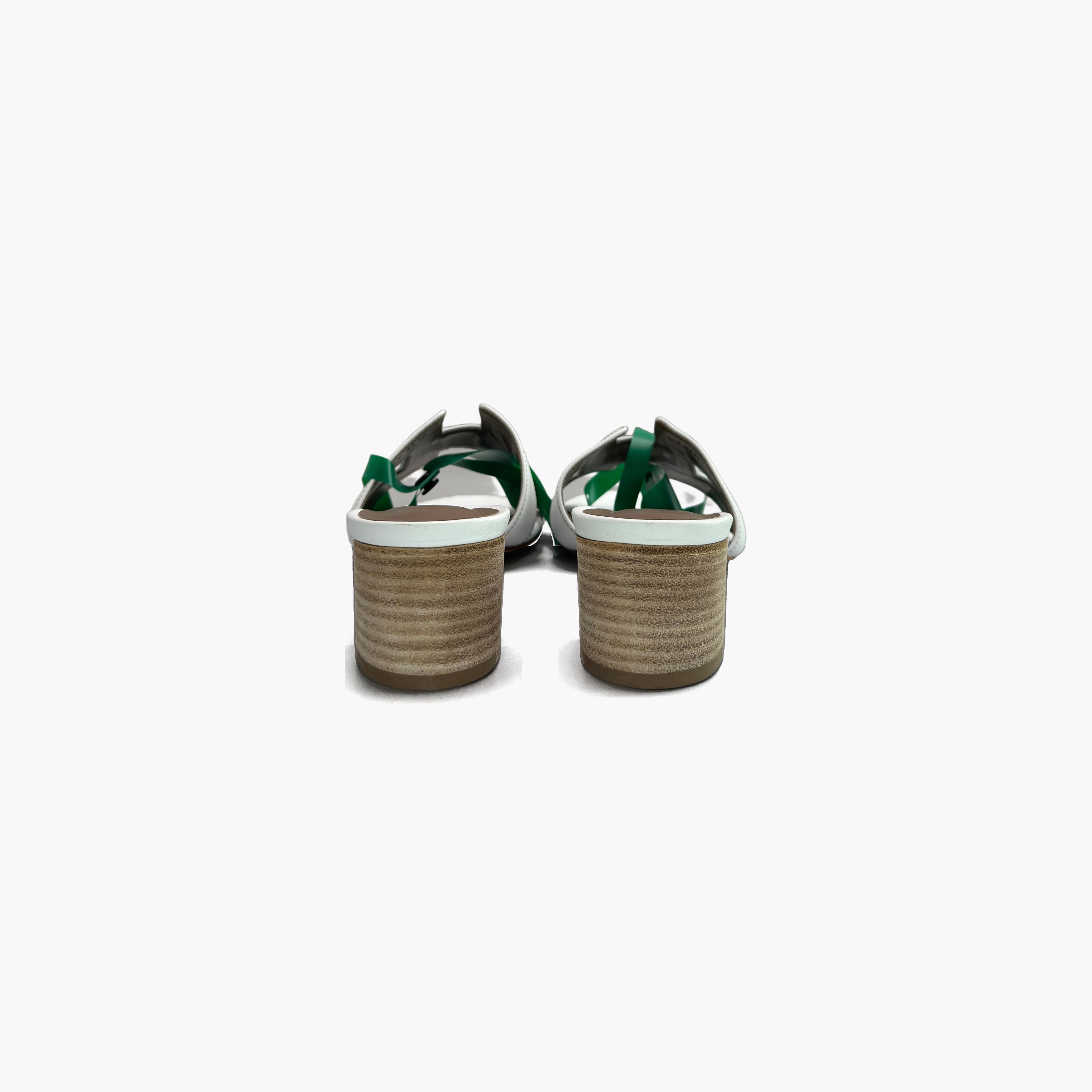 Hermes Hermès Oasis Leather Sandals Size 37.5 Size US 7.5 / IT 37.5 - 6 Thumbnail