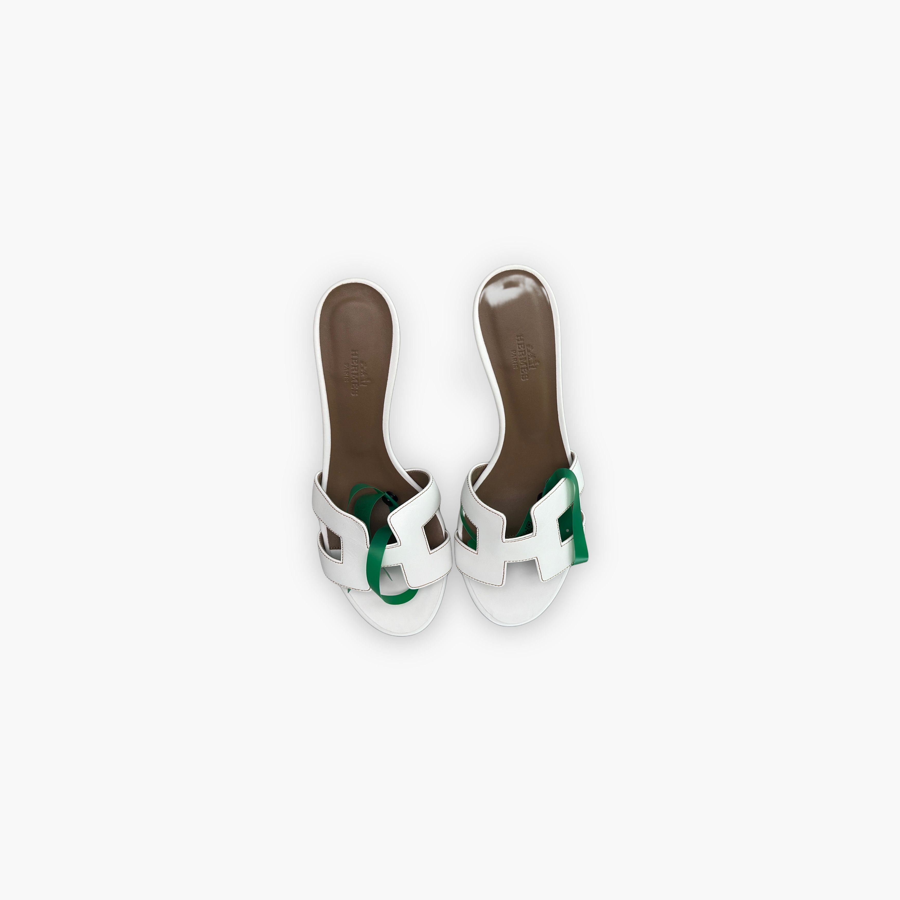 Hermes Hermès Oasis Leather Sandals Size 37.5 Size US 7.5 / IT 37.5 - 9 Thumbnail