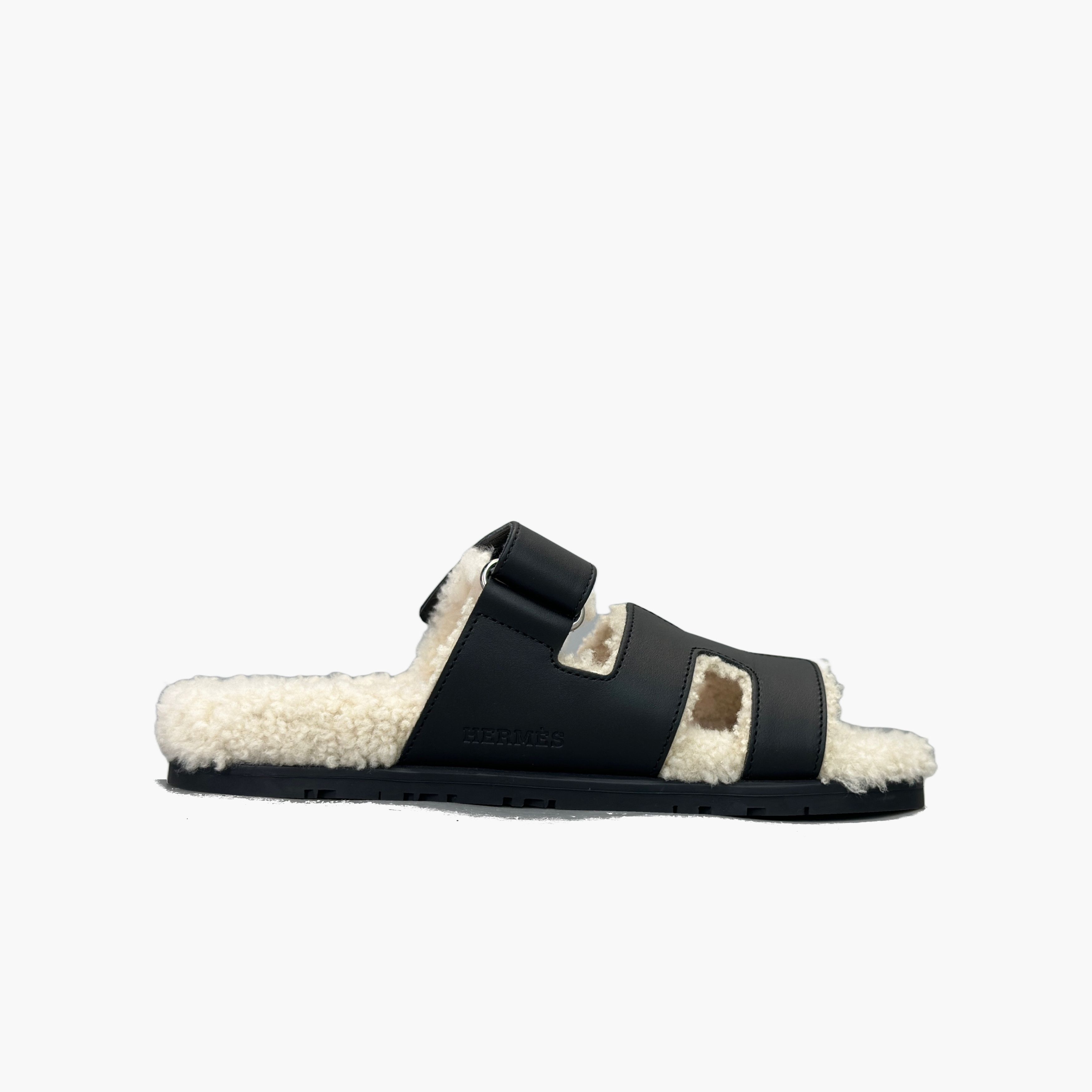 Hermes Hermes Chypre Shearling Sandals Size 37.5 Size US 7.5 / IT 37.5 - 2 Thumbnail