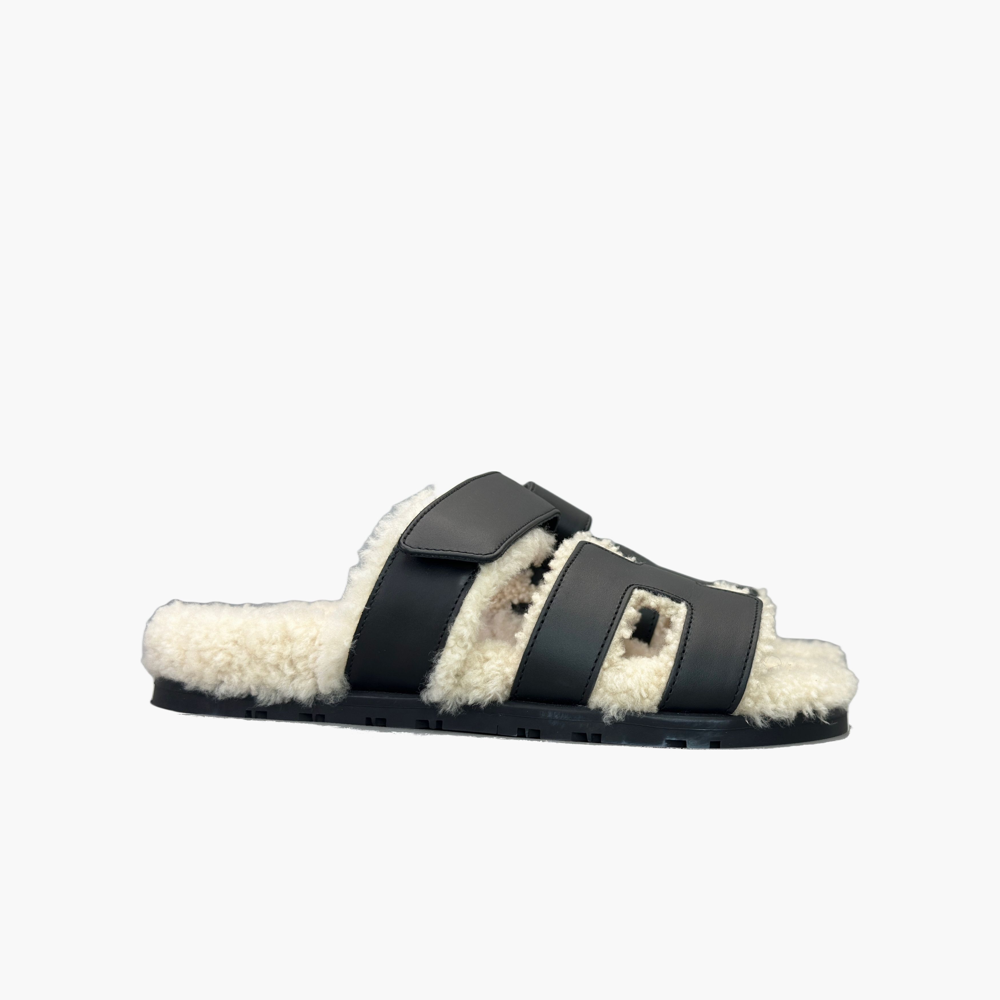 Hermes Hermes Chypre Shearling Sandals Size 37.5 Size US 7.5 / IT 37.5 - 4 Thumbnail
