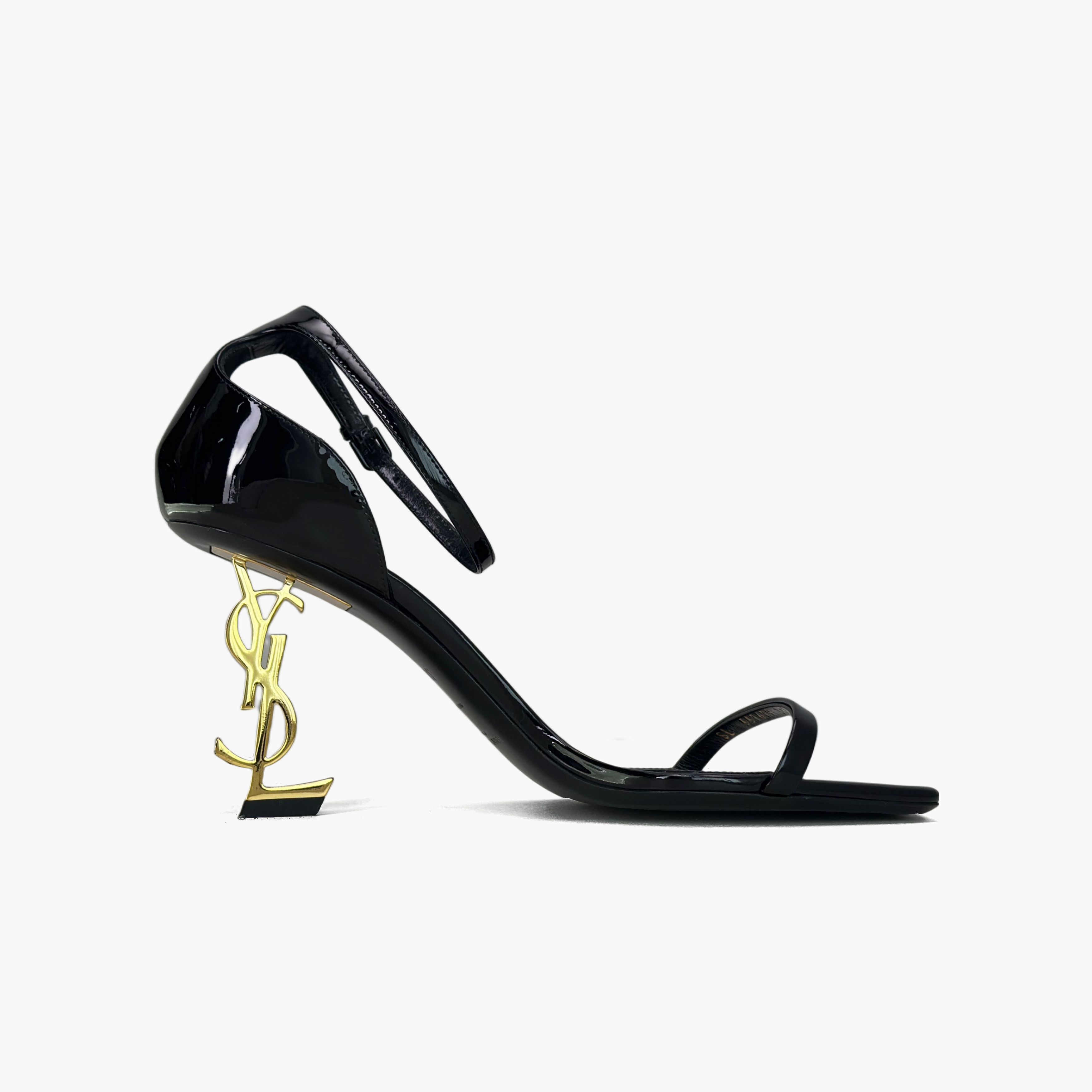 Hermes Saint Laurent Opyum Patent Leather Heels Size 38.5 Size US 8.5 / IT 38.5 - 2 Thumbnail