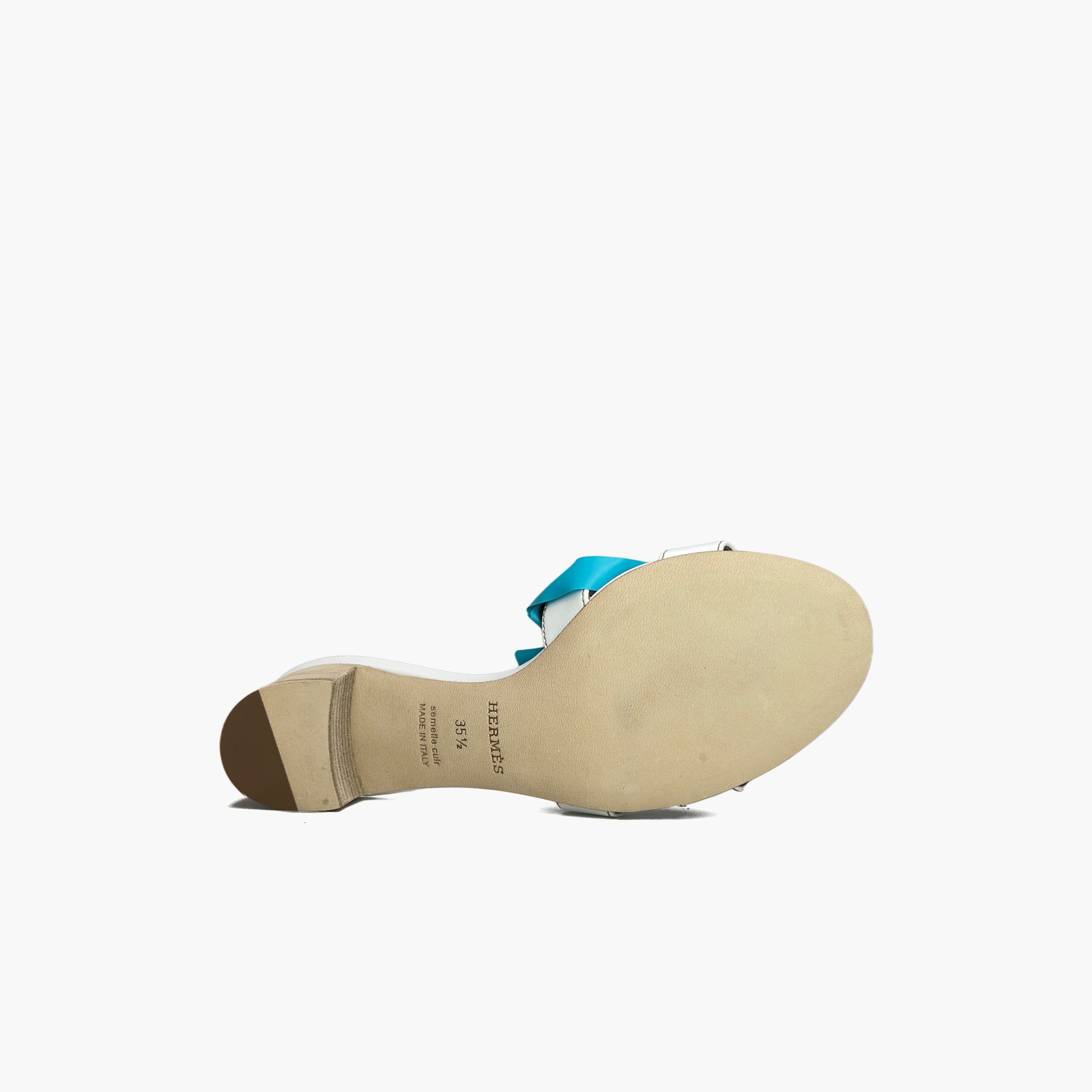 Hermes Hermes Oasis Leather Sandals Size 35.5 Size US 5.5 / IT 35.5 - 7 Thumbnail