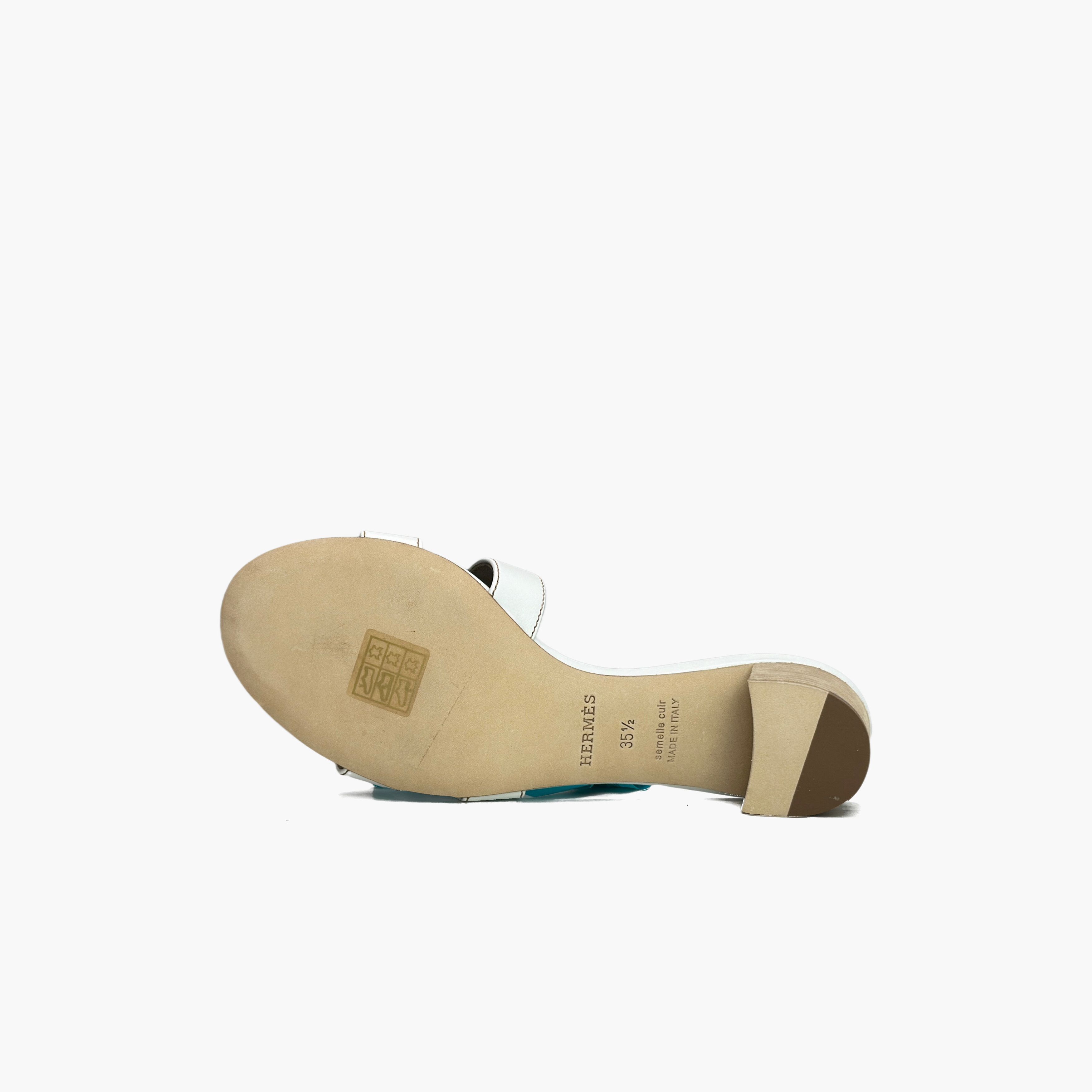 Hermes Hermes Oasis Leather Sandals Size 35.5 Size US 5.5 / IT 35.5 - 8 Thumbnail