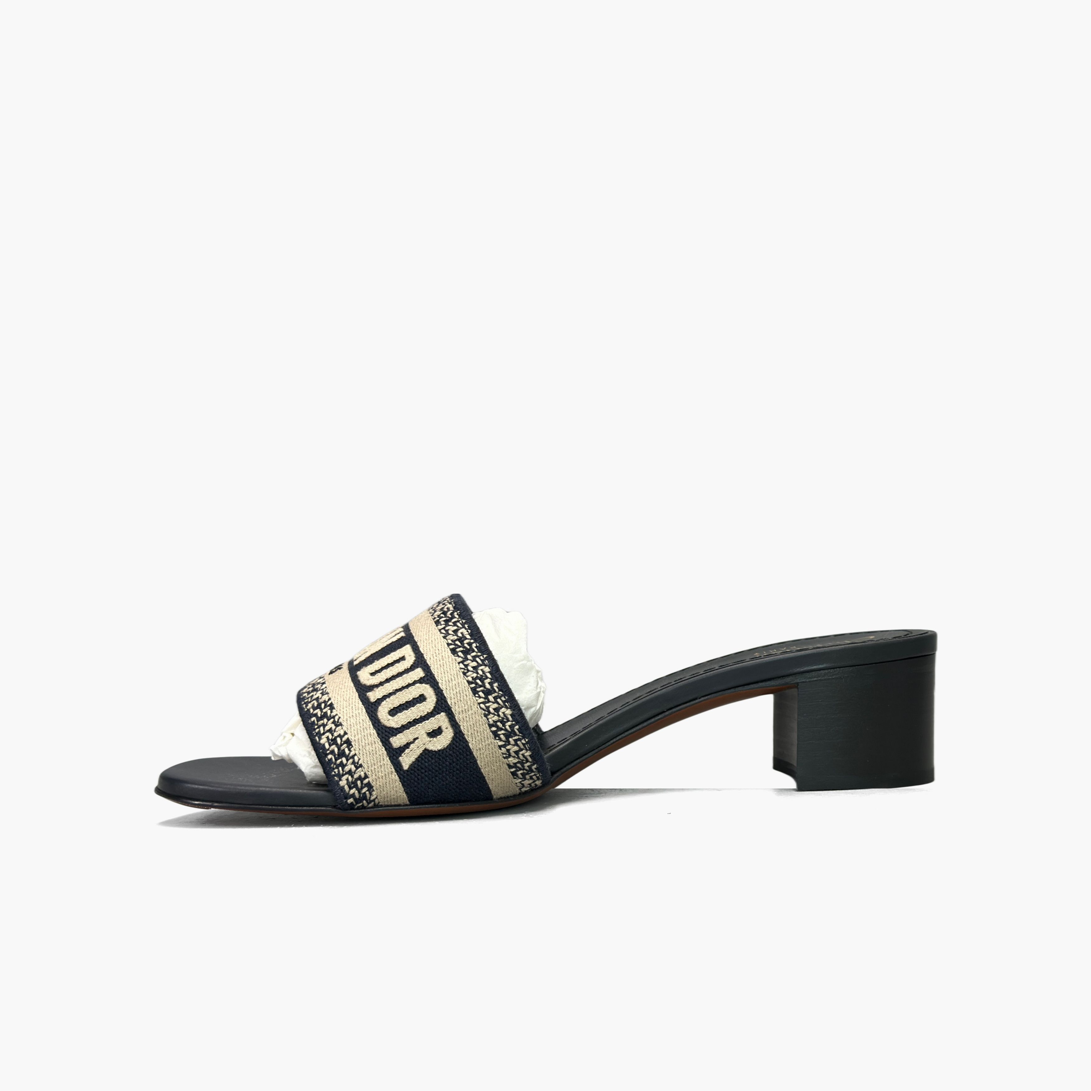 Dior Dior Dway Embroidered Slides Size 38 Size US 8 / IT 38 - 3 Thumbnail