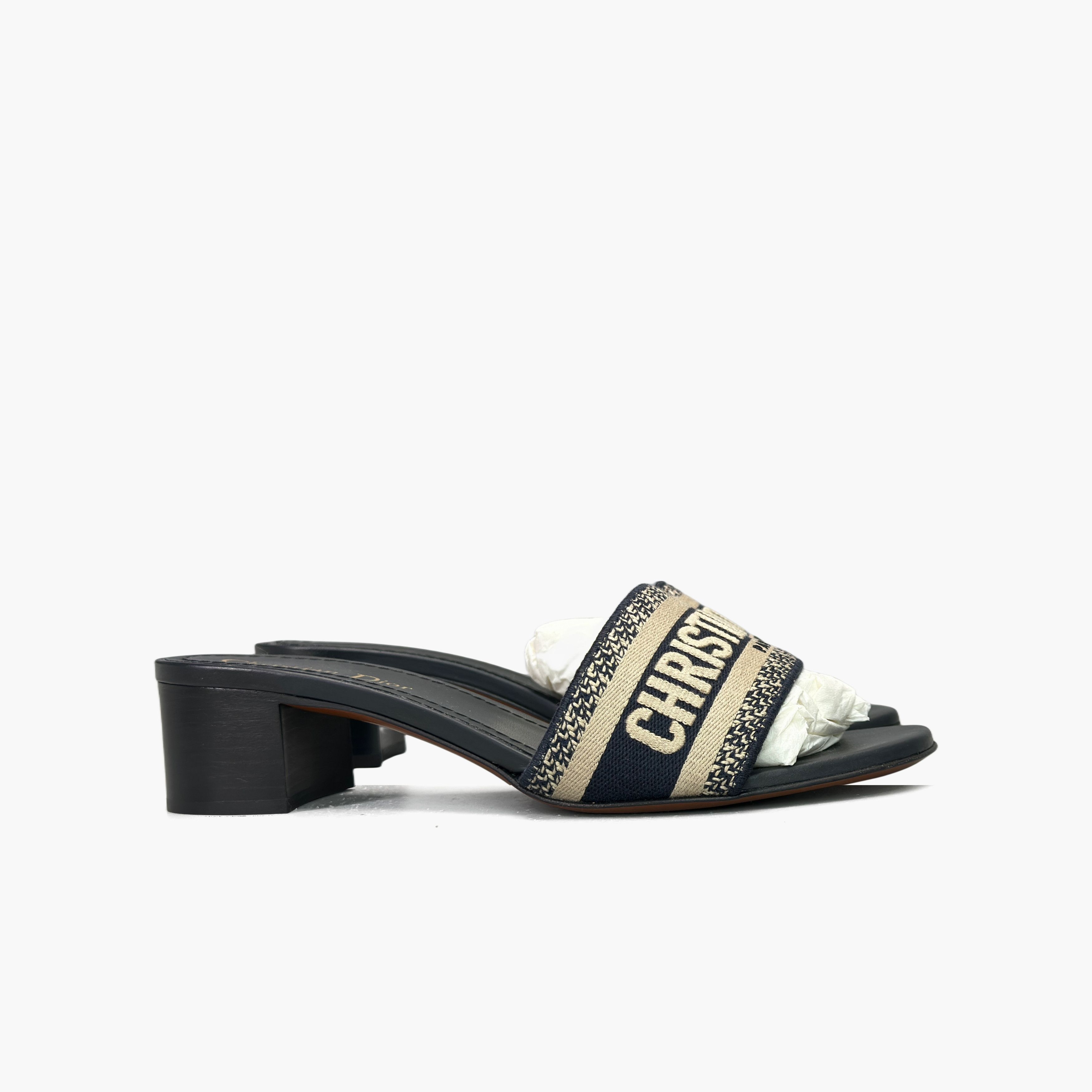 Dior Dior Dway Embroidered Slides Size 38 Size US 8 / IT 38 - 4 Thumbnail