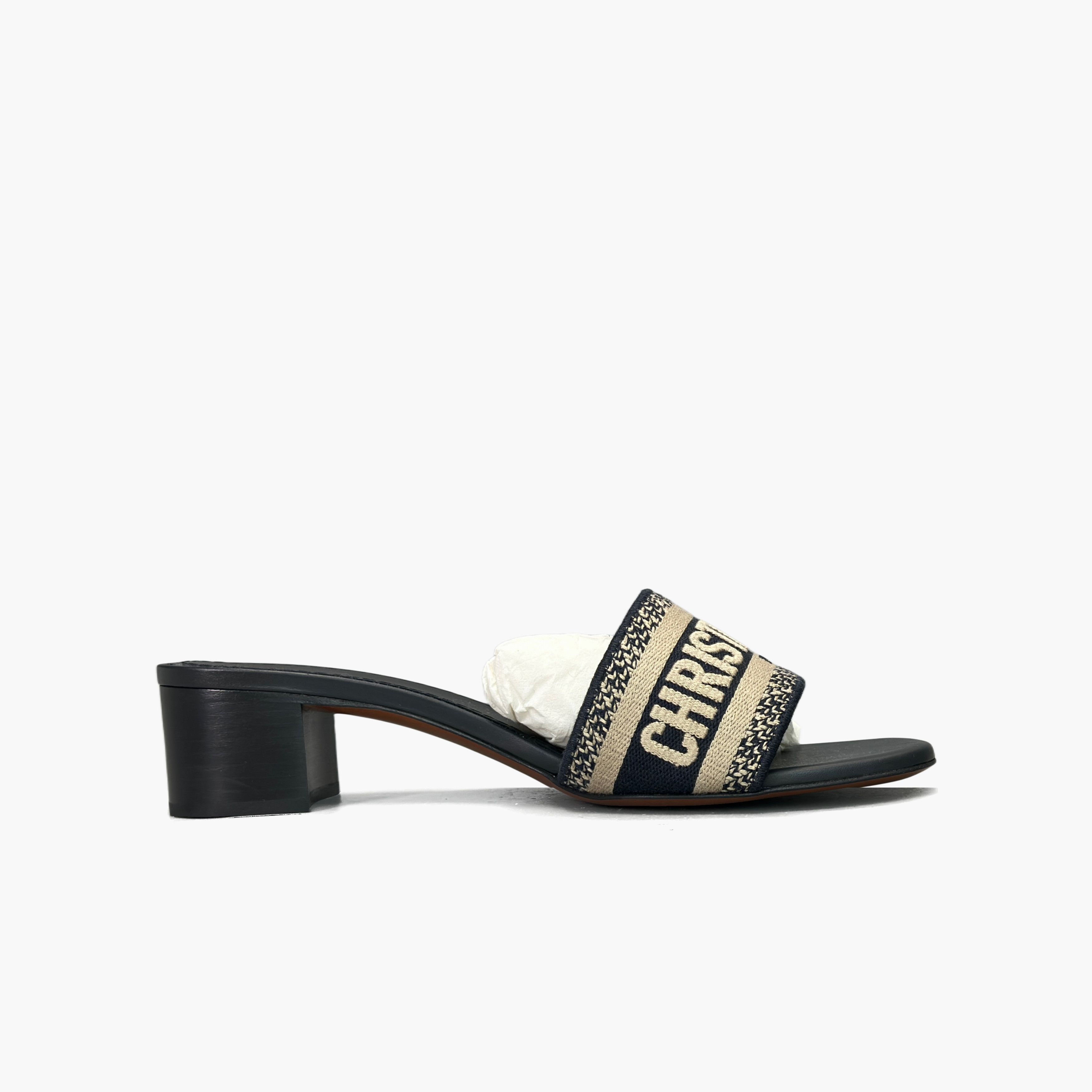 Dior Dior Dway Embroidered Slides Size 38 Size US 8 / IT 38 - 2 Thumbnail