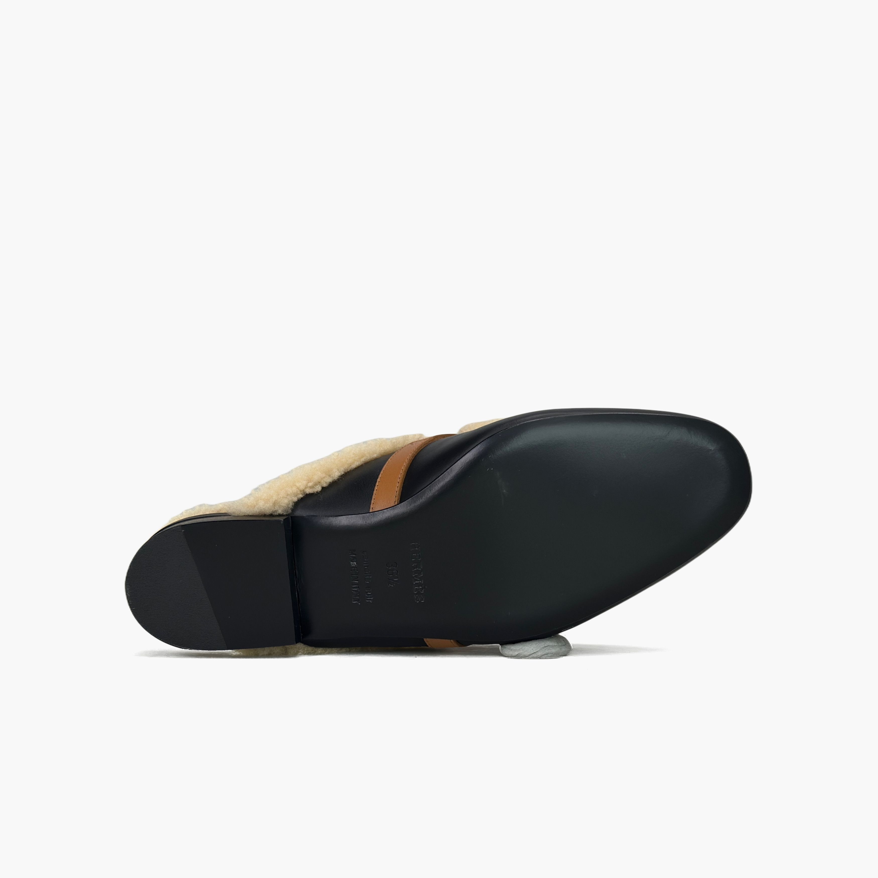 Hermes Hermes Shearling Oz Mules Size 36.5 Size US 6.5 / IT 36.5 - 7 Thumbnail