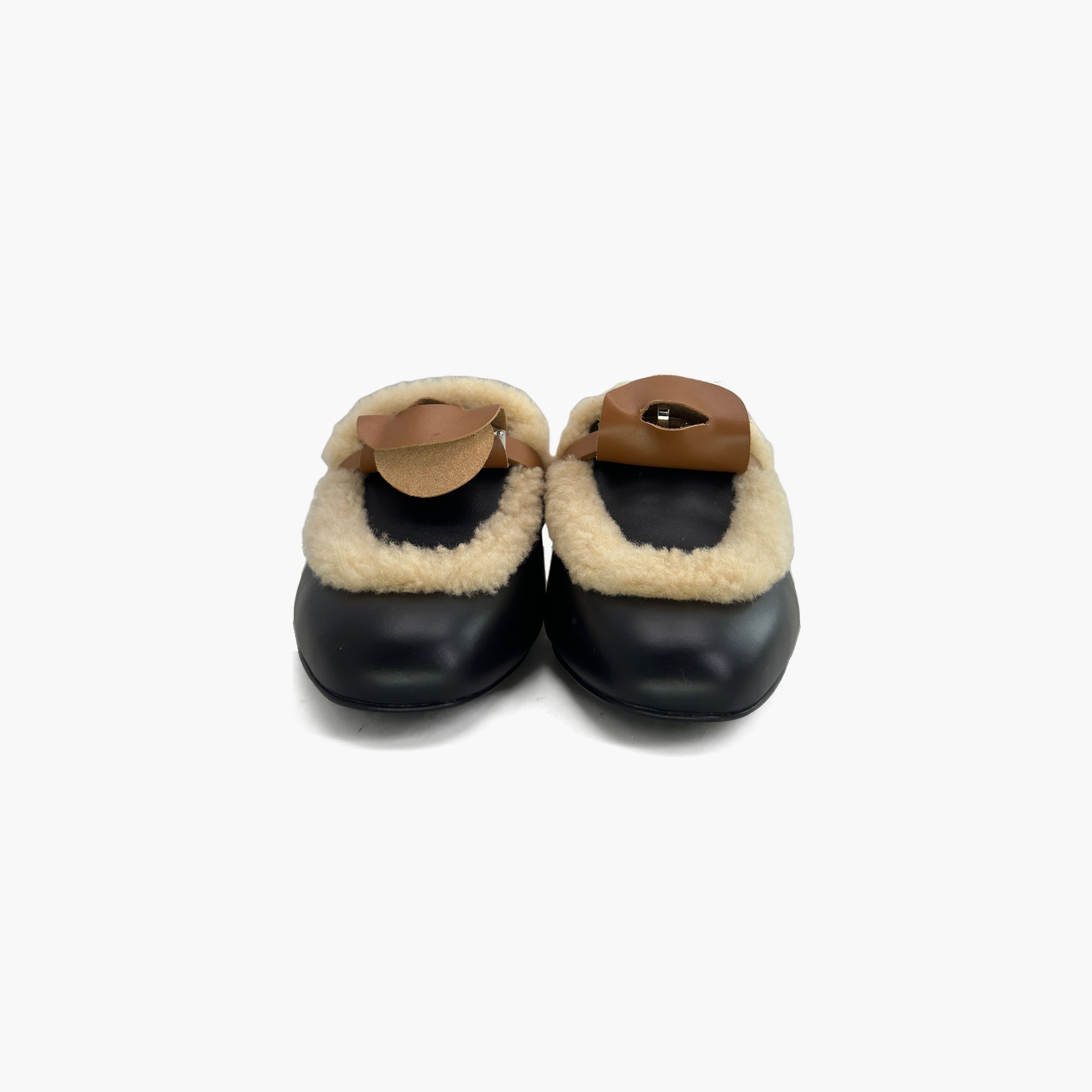 Hermes Hermes Shearling Oz Mules Size 36.5 Size US 6.5 / IT 36.5 - 5 Thumbnail