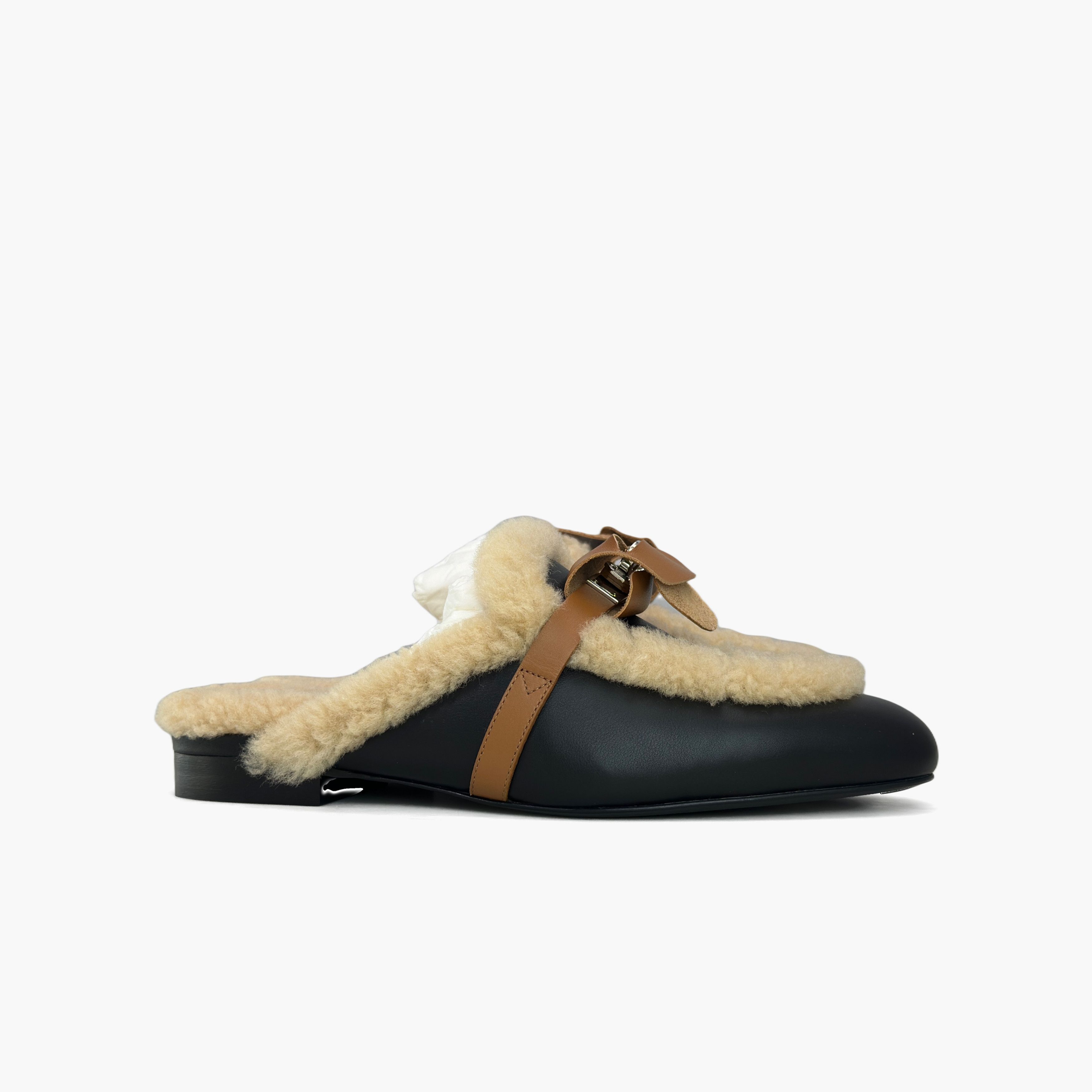 Hermes Hermes Shearling Oz Mules Size 36.5 Size US 6.5 / IT 36.5 - 4 Thumbnail