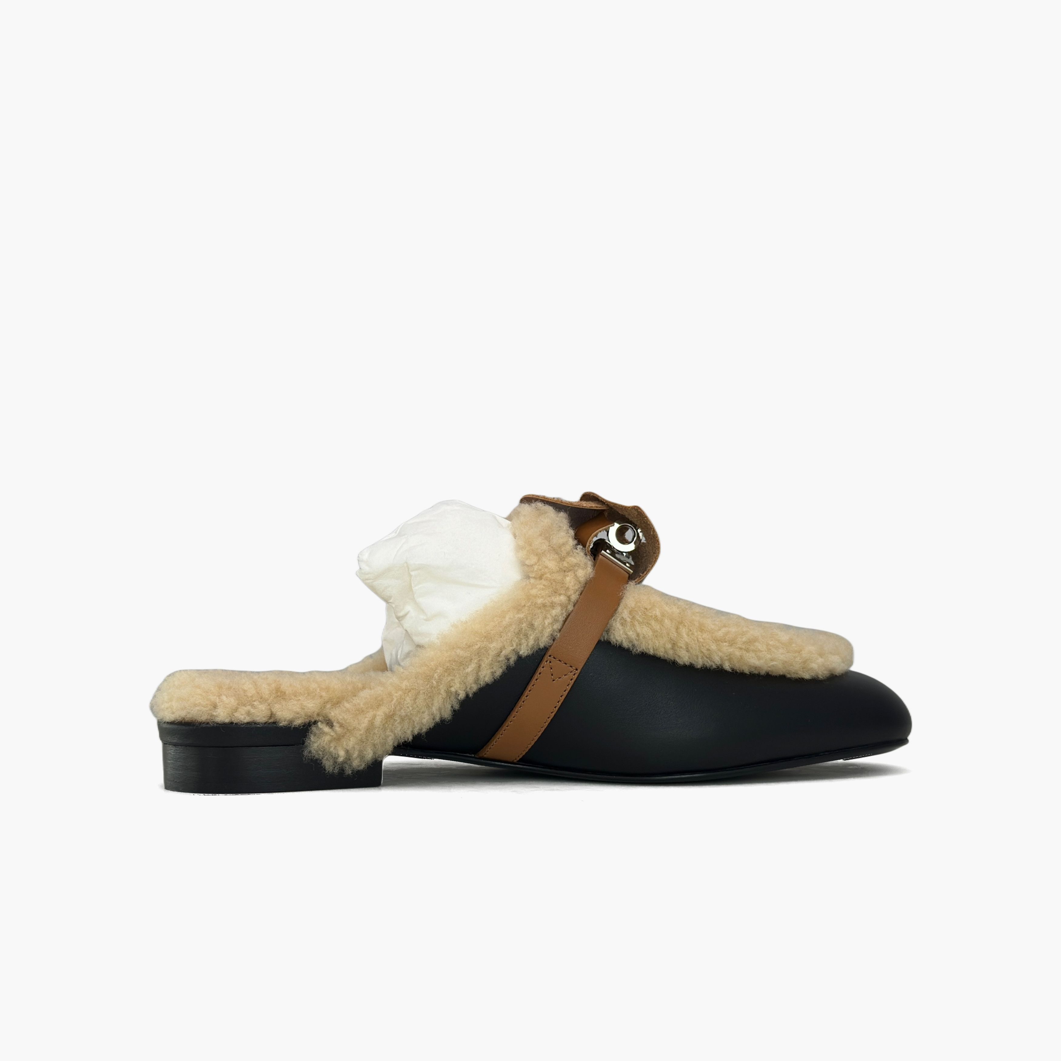 Hermes Hermes Shearling Oz Mules Size 36.5 Size US 6.5 / IT 36.5 - 2 Thumbnail