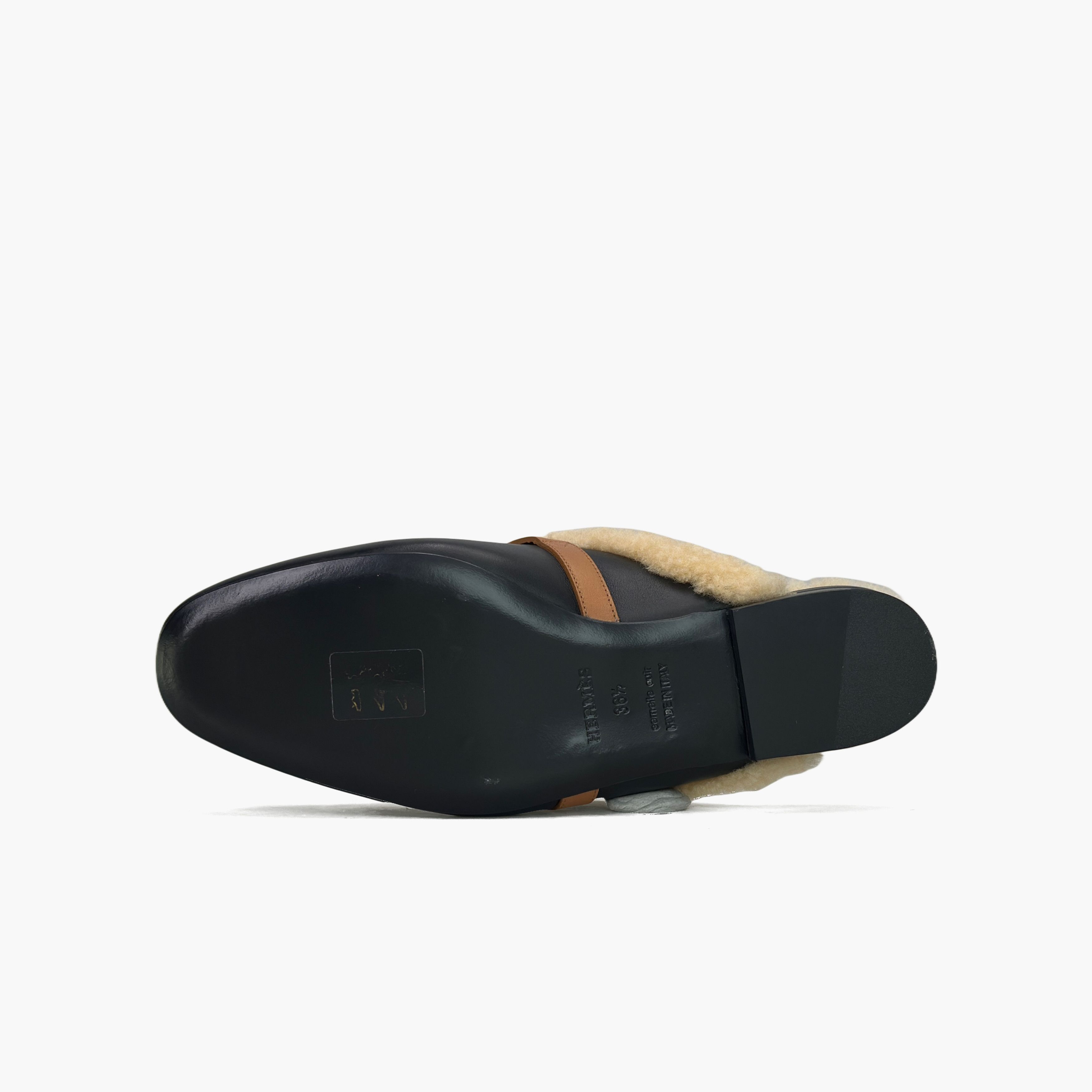 Hermes Hermes Shearling Oz Mules Size 36.5 Size US 6.5 / IT 36.5 - 8 Thumbnail
