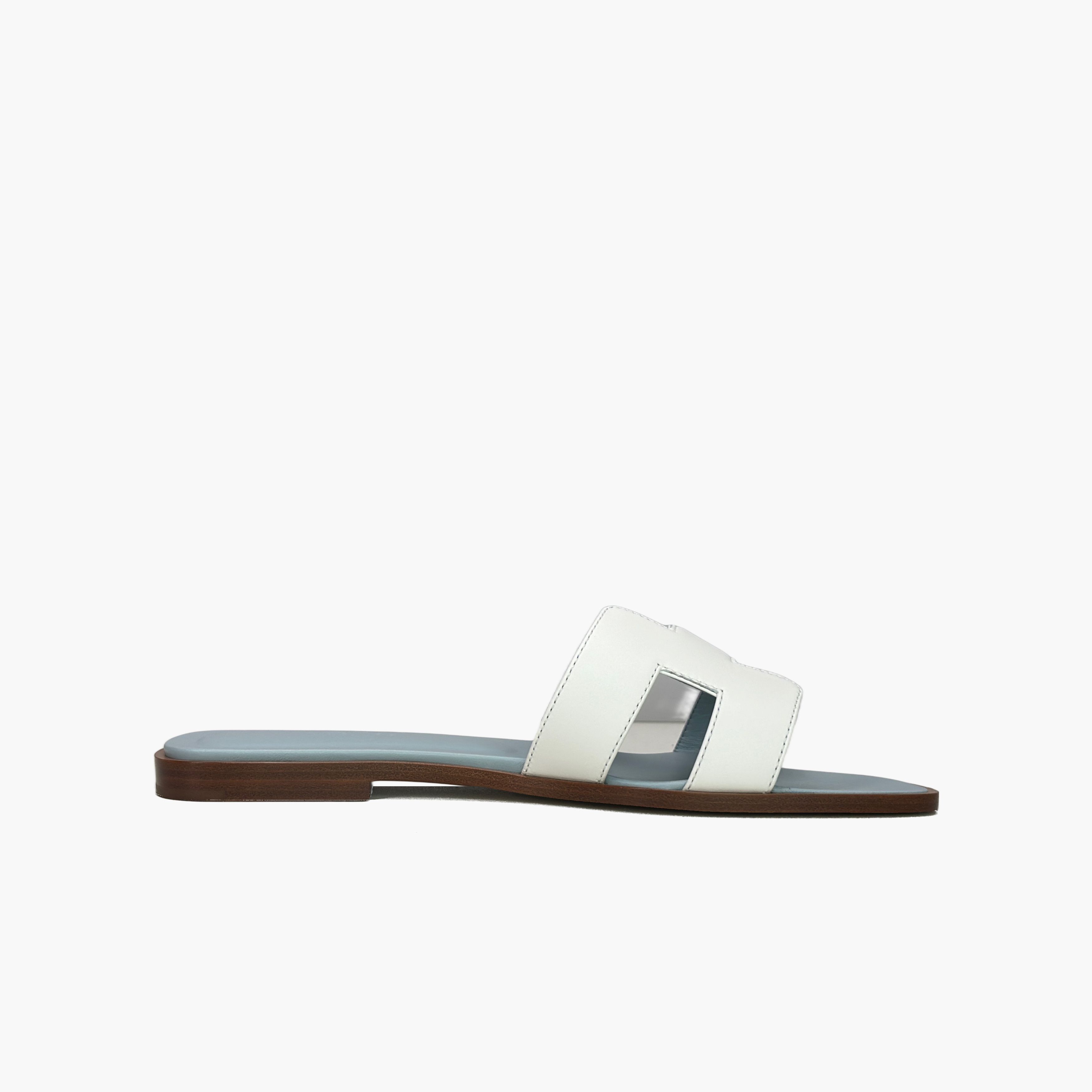 Hermes Hermes Oran H Leather Sandals Size 37.5 Size US 7.5 / IT 37.5 - 2 Thumbnail