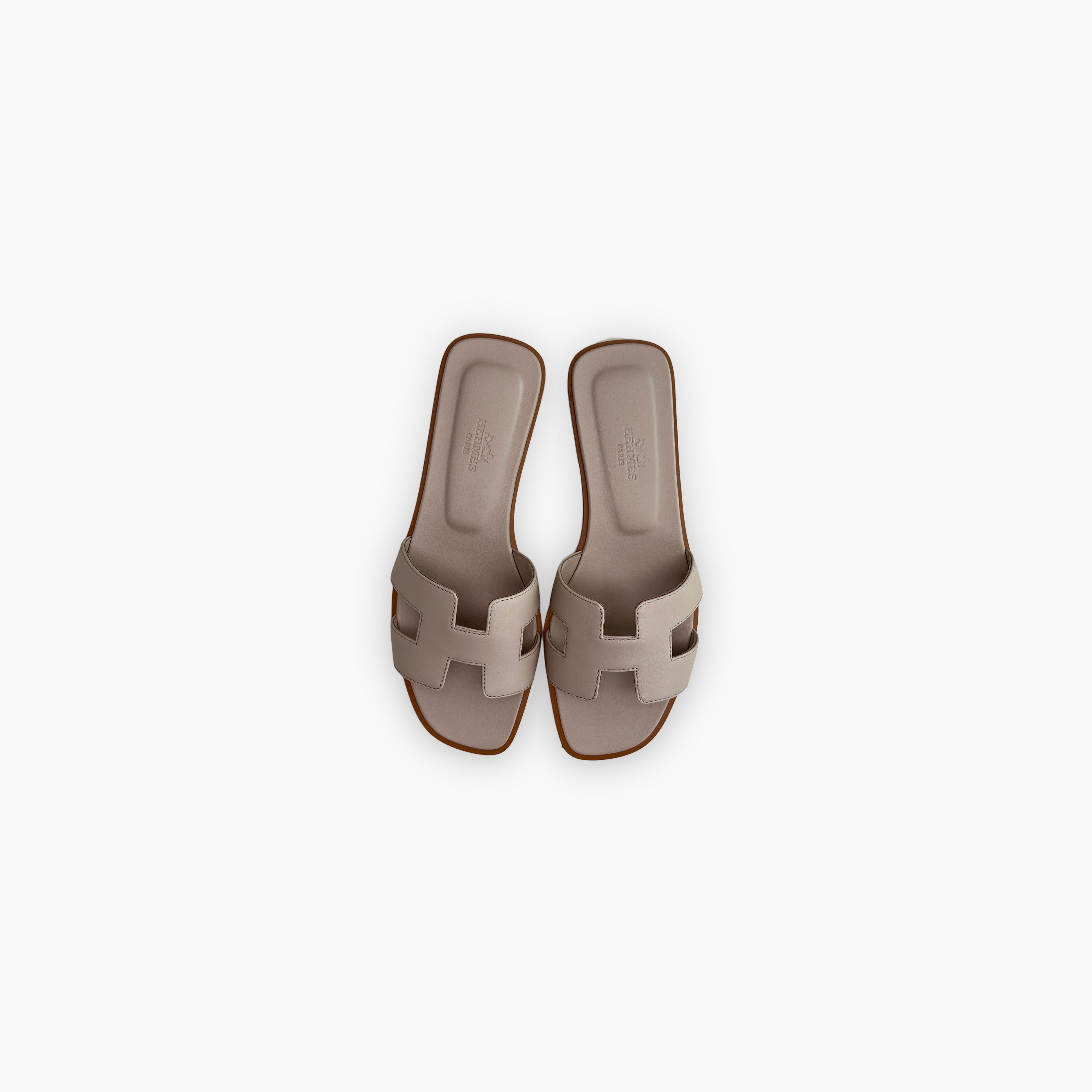 Hermes Hermès Oran Leather Sandals Size 36.5 Size US 6.5 / IT 36.5 - 9 Thumbnail