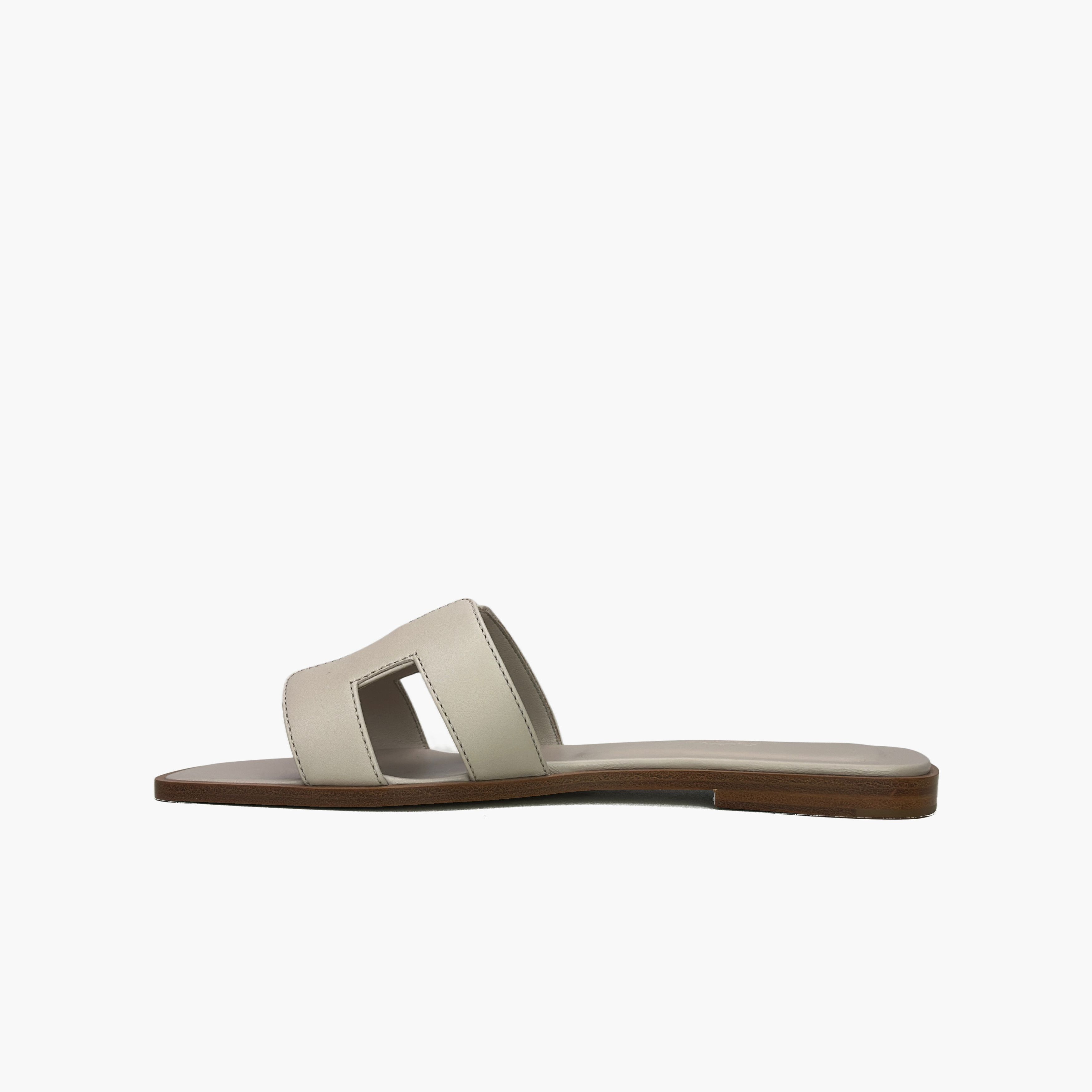 Hermes Hermès Oran Leather Sandals Size 36.5 Size US 6.5 / IT 36.5 - 3 Thumbnail