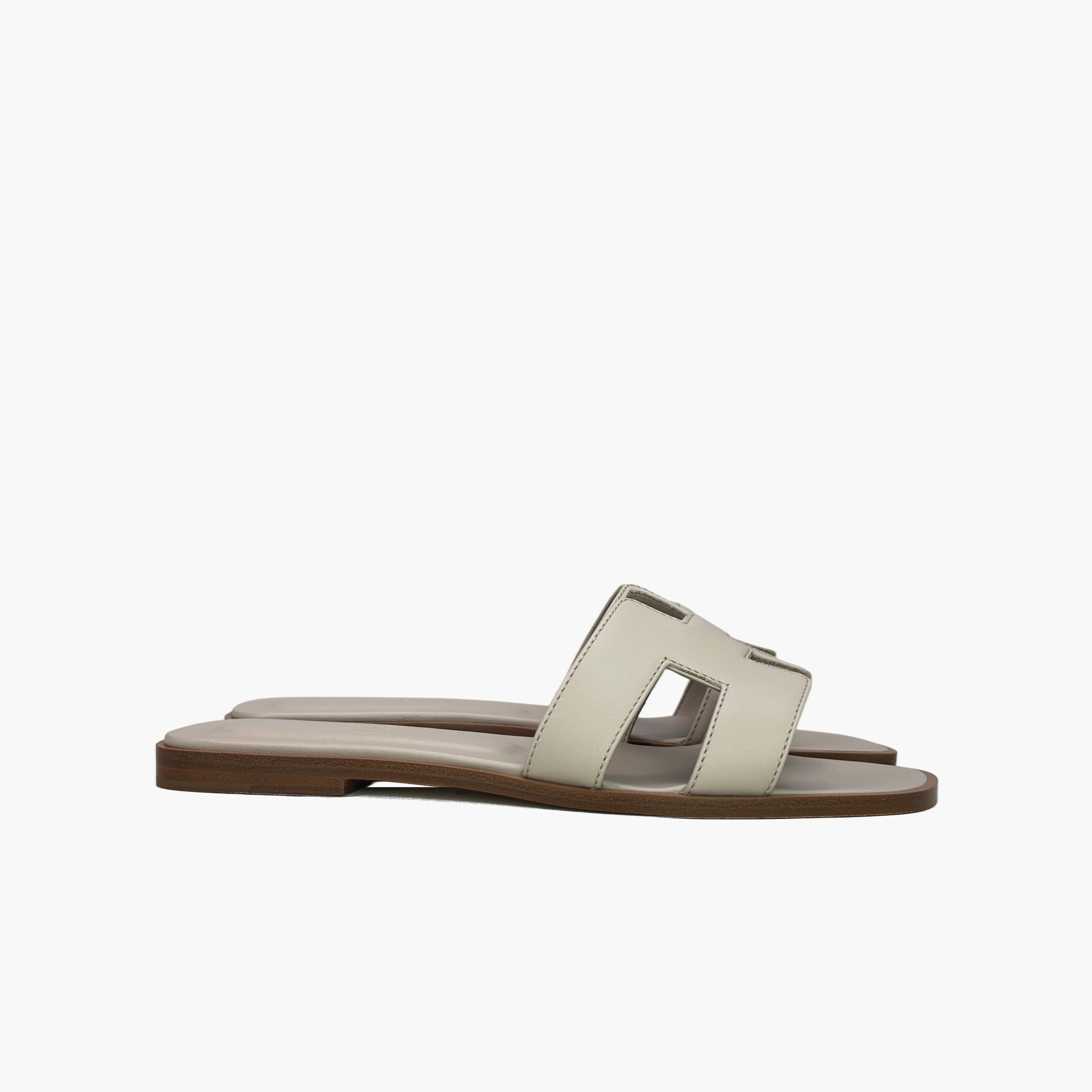 Hermes Hermès Oran Leather Sandals Size 36.5 Size US 6.5 / IT 36.5 - 4 Thumbnail