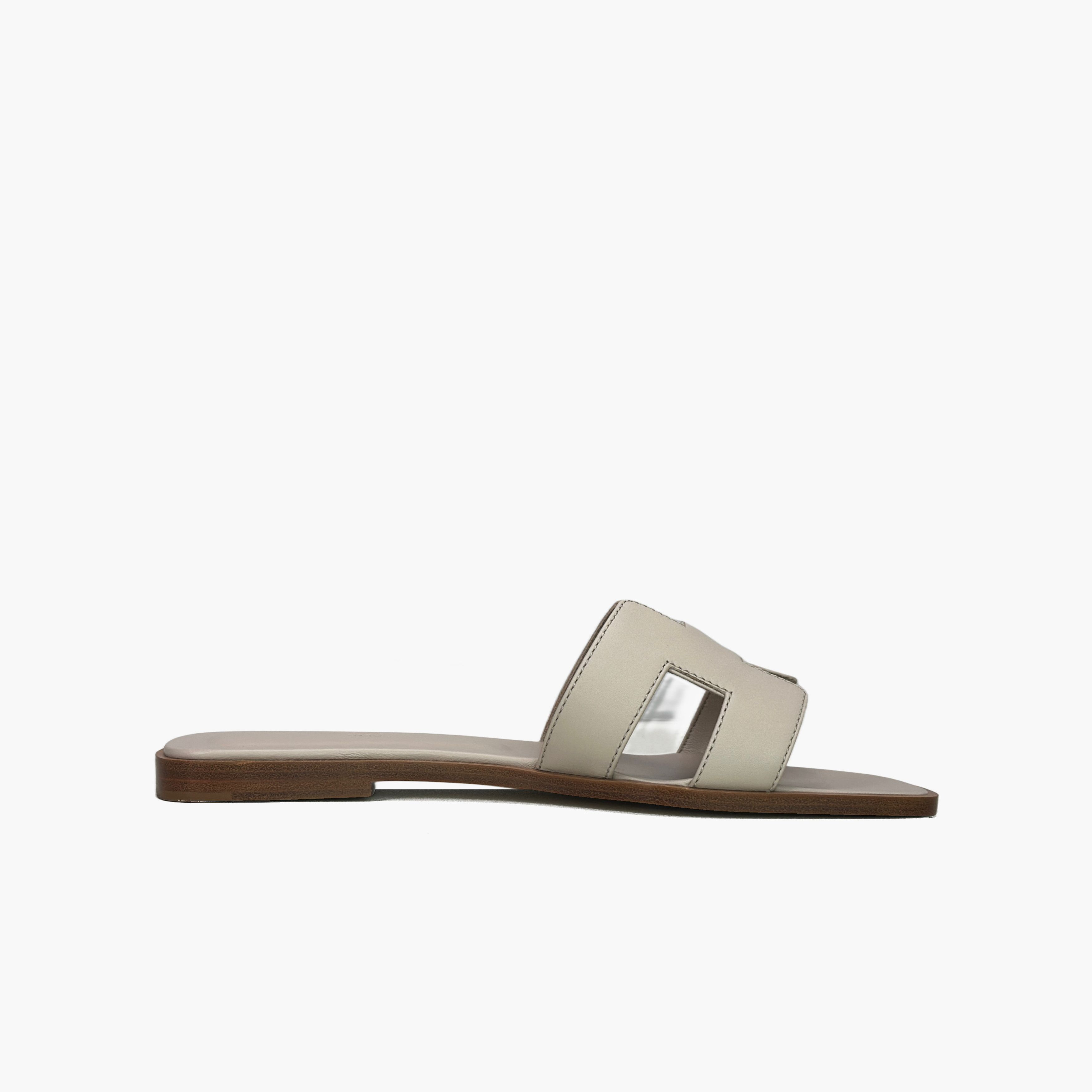 Hermes Hermès Oran Leather Sandals Size 36.5 Size US 6.5 / IT 36.5 - 2 Thumbnail