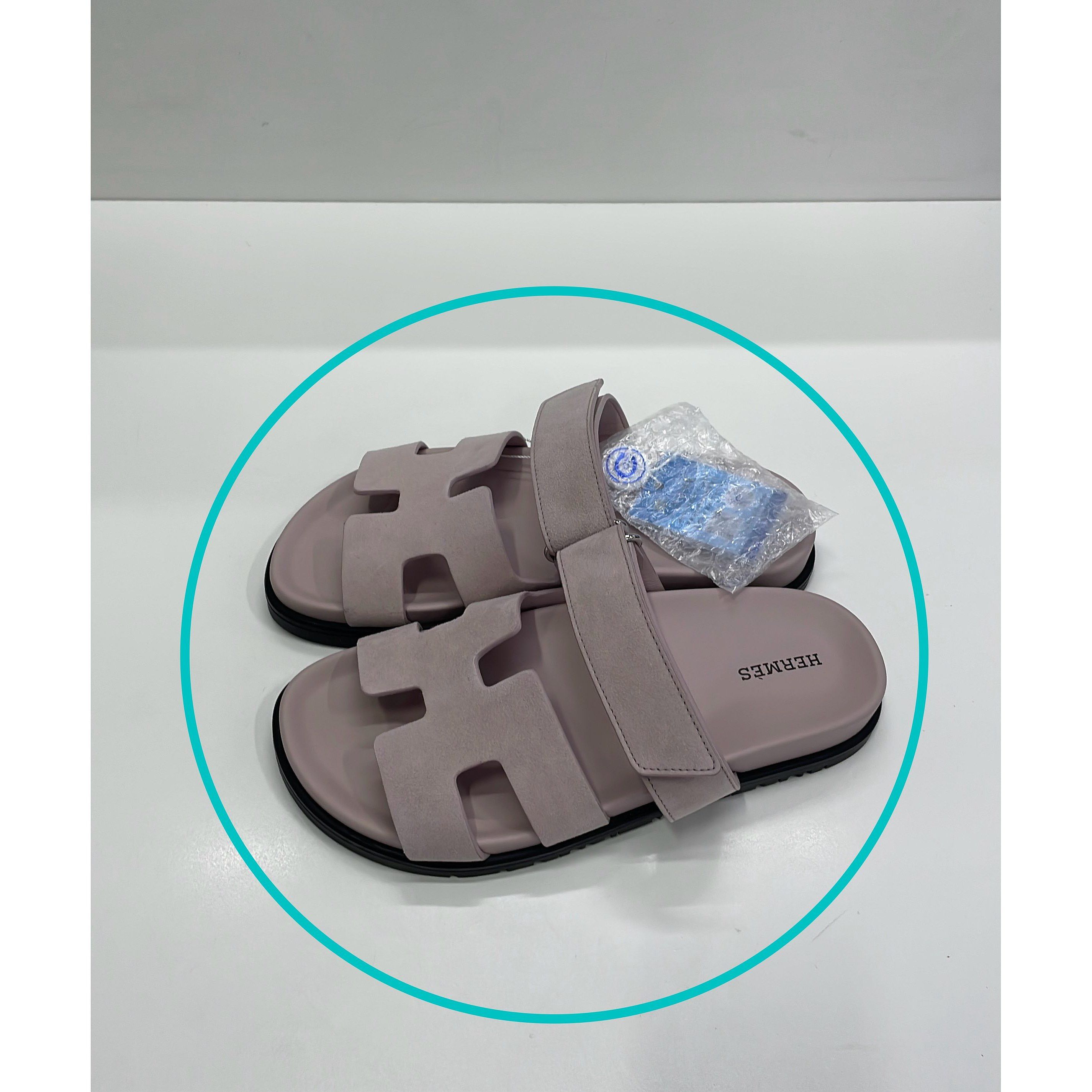 Hermes Hermès Chypre Suede Sandals Size 36.5 Size US 6.5 / IT 36.5 - 10 Thumbnail