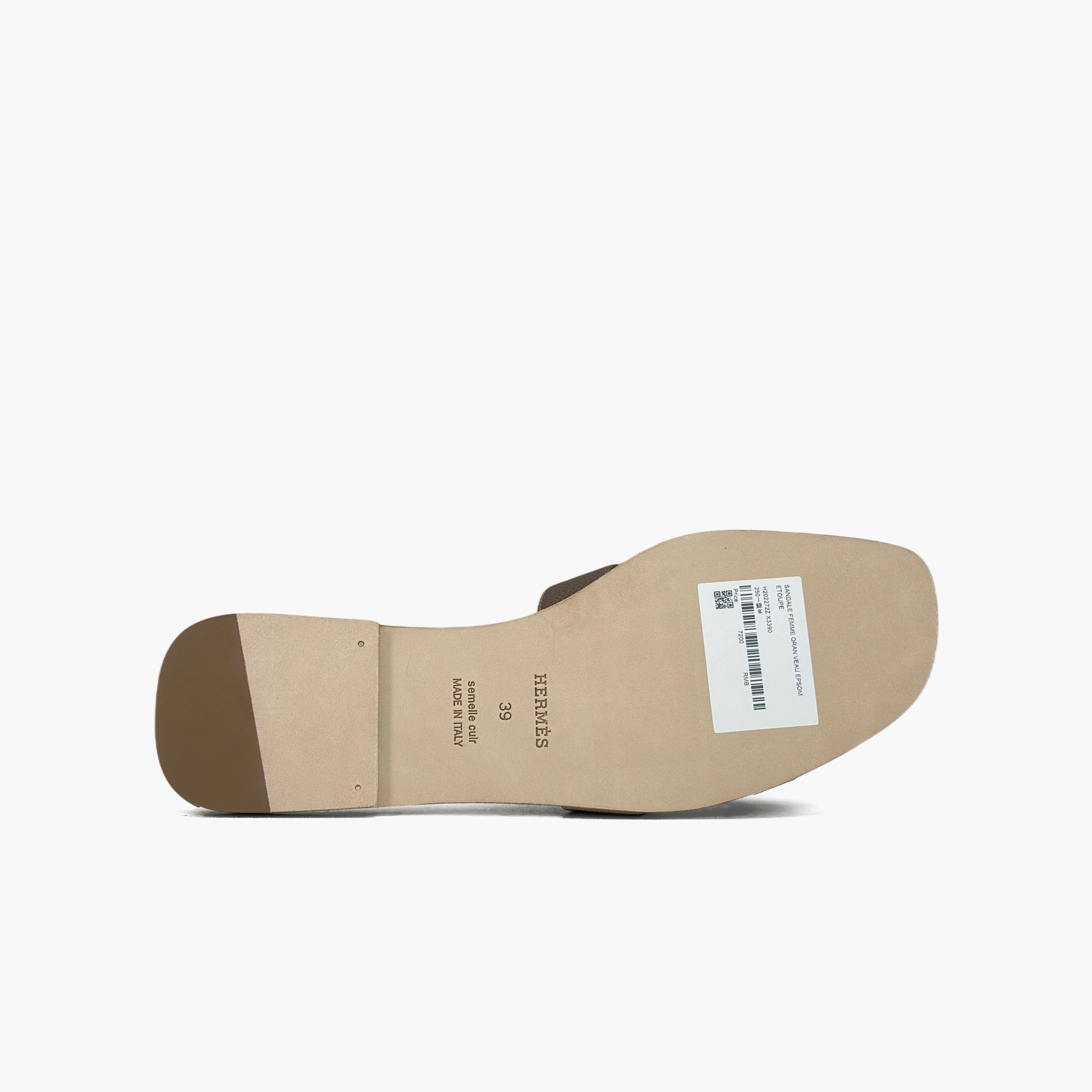 Hermes Hermès Etoupe Oran Sandals Size 39 Size US 9 / IT 39 - 7 Thumbnail