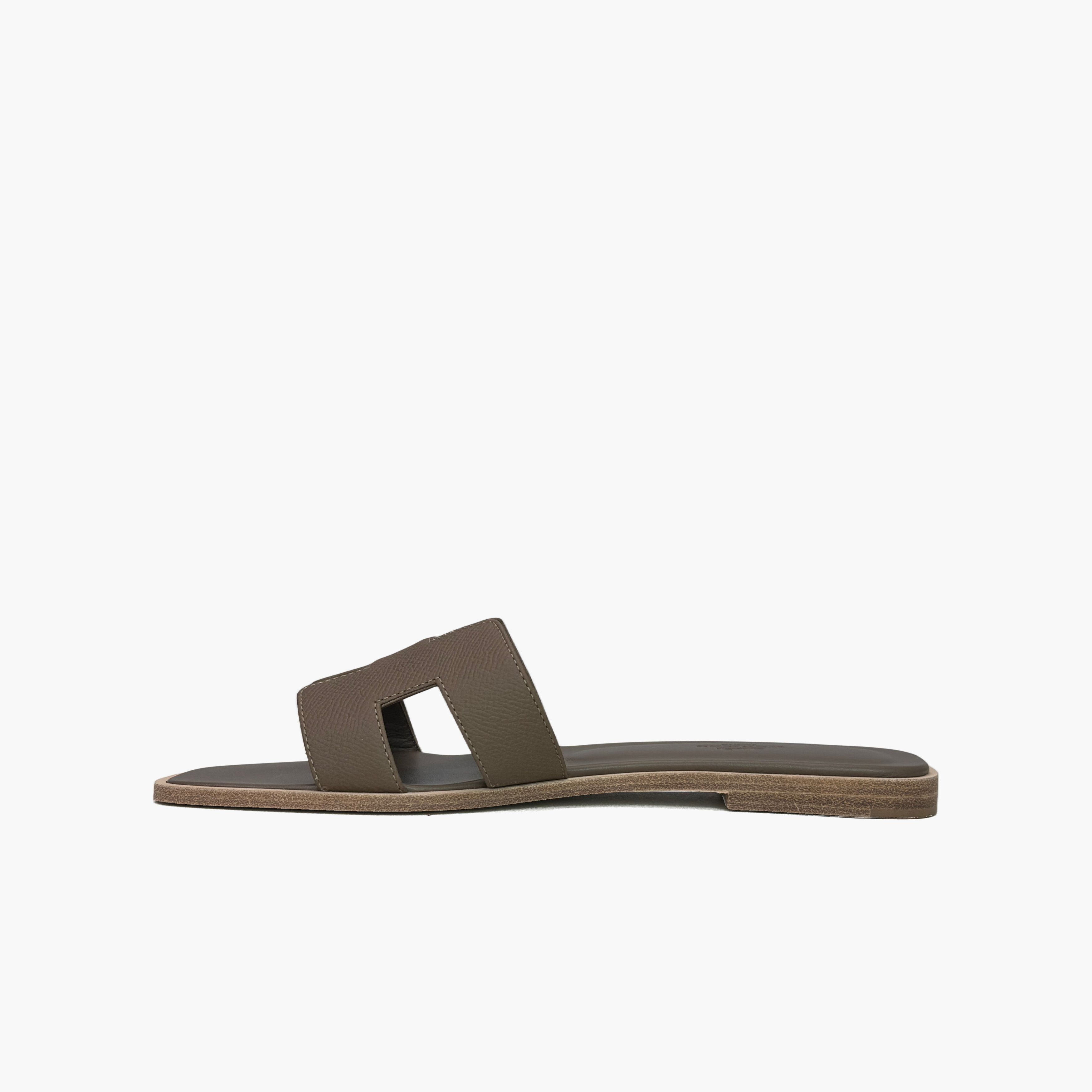 Hermes Hermès Etoupe Oran Sandals Size 39 Size US 9 / IT 39 - 3 Thumbnail