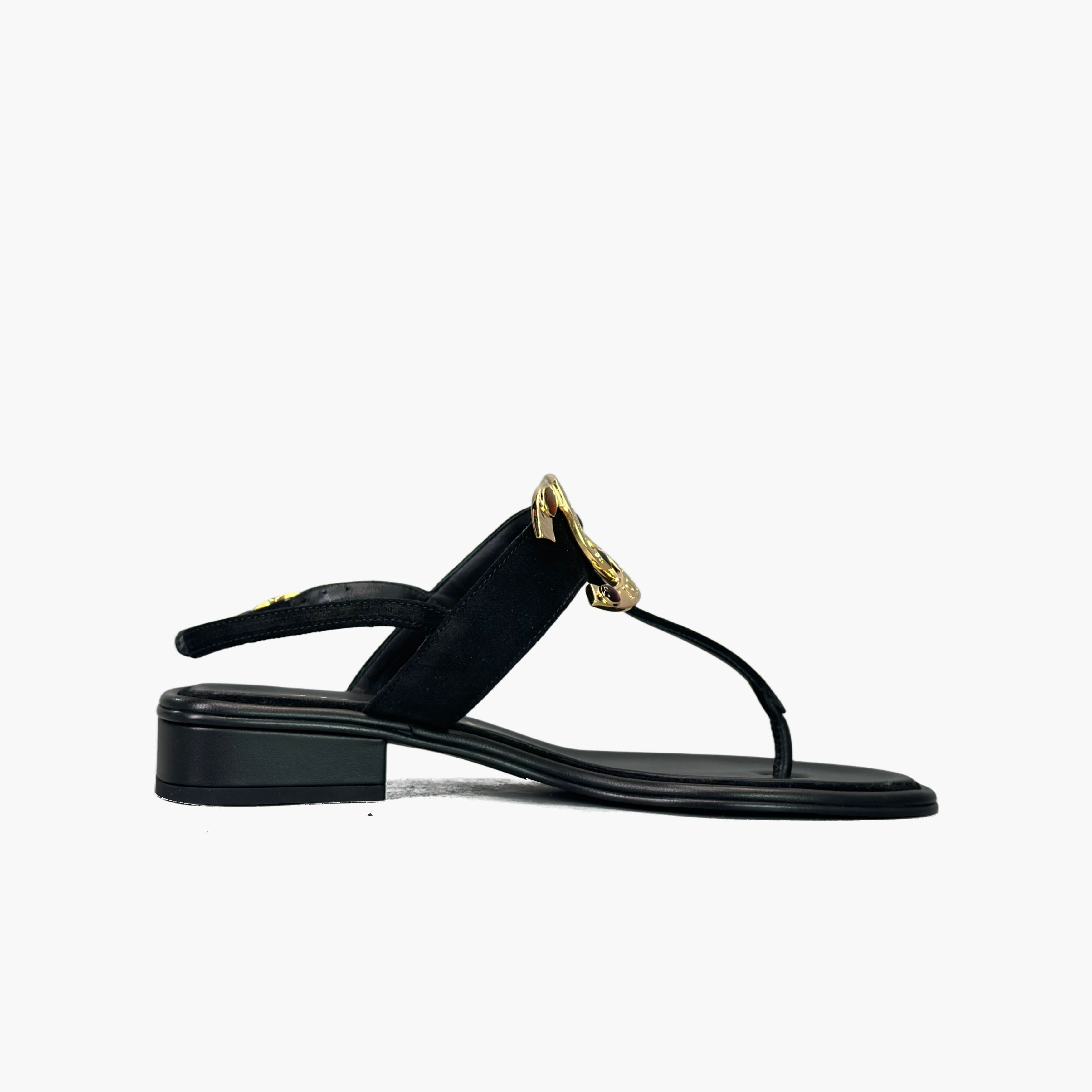 Chanel Chanel Logo Jeweled Sandals Size 36.5 Size US 6.5 / IT 36.5 - 2 Thumbnail