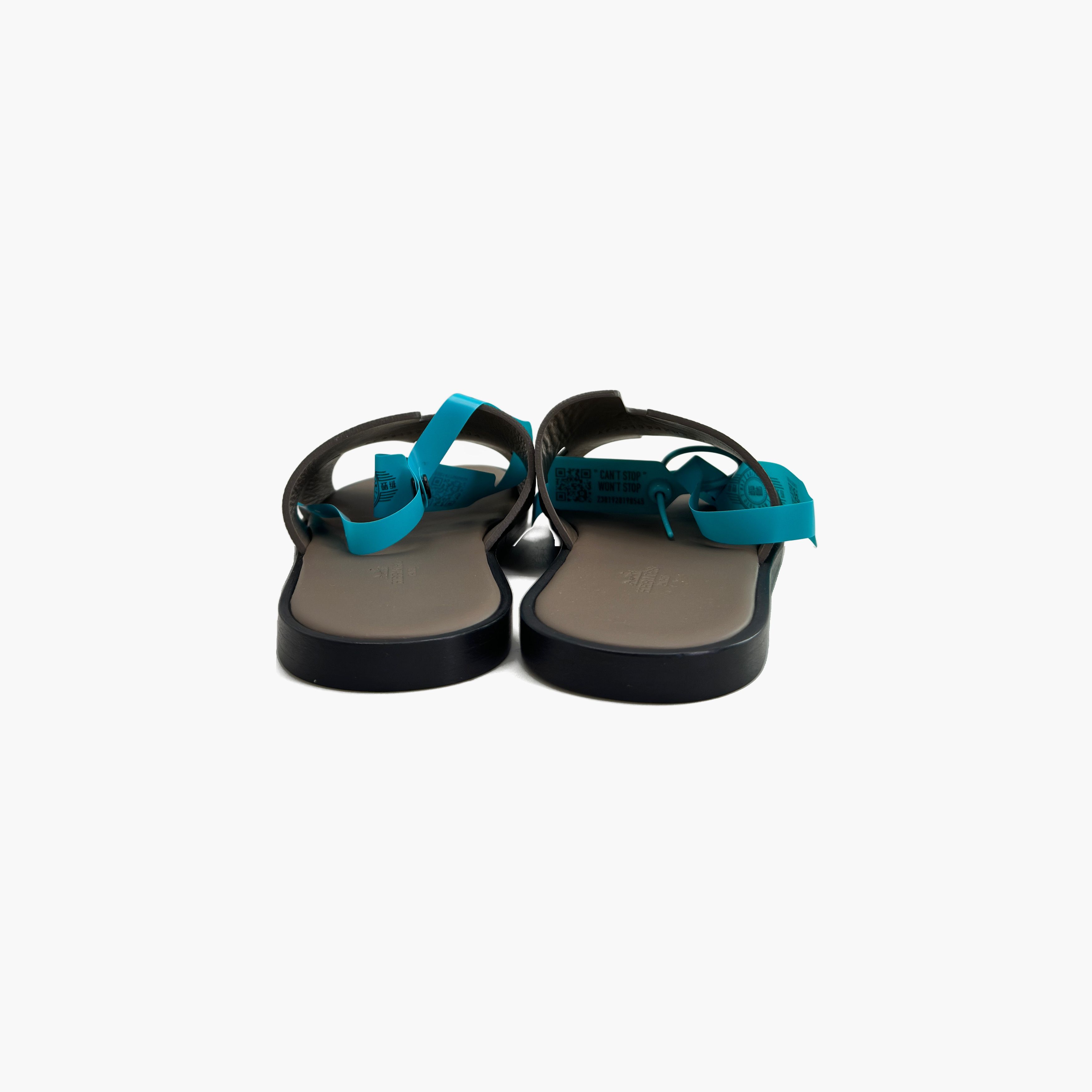 Hermes Hermès Izmir Leather Sandals Size 40 Size US 7 / EU 40 - 6 Thumbnail