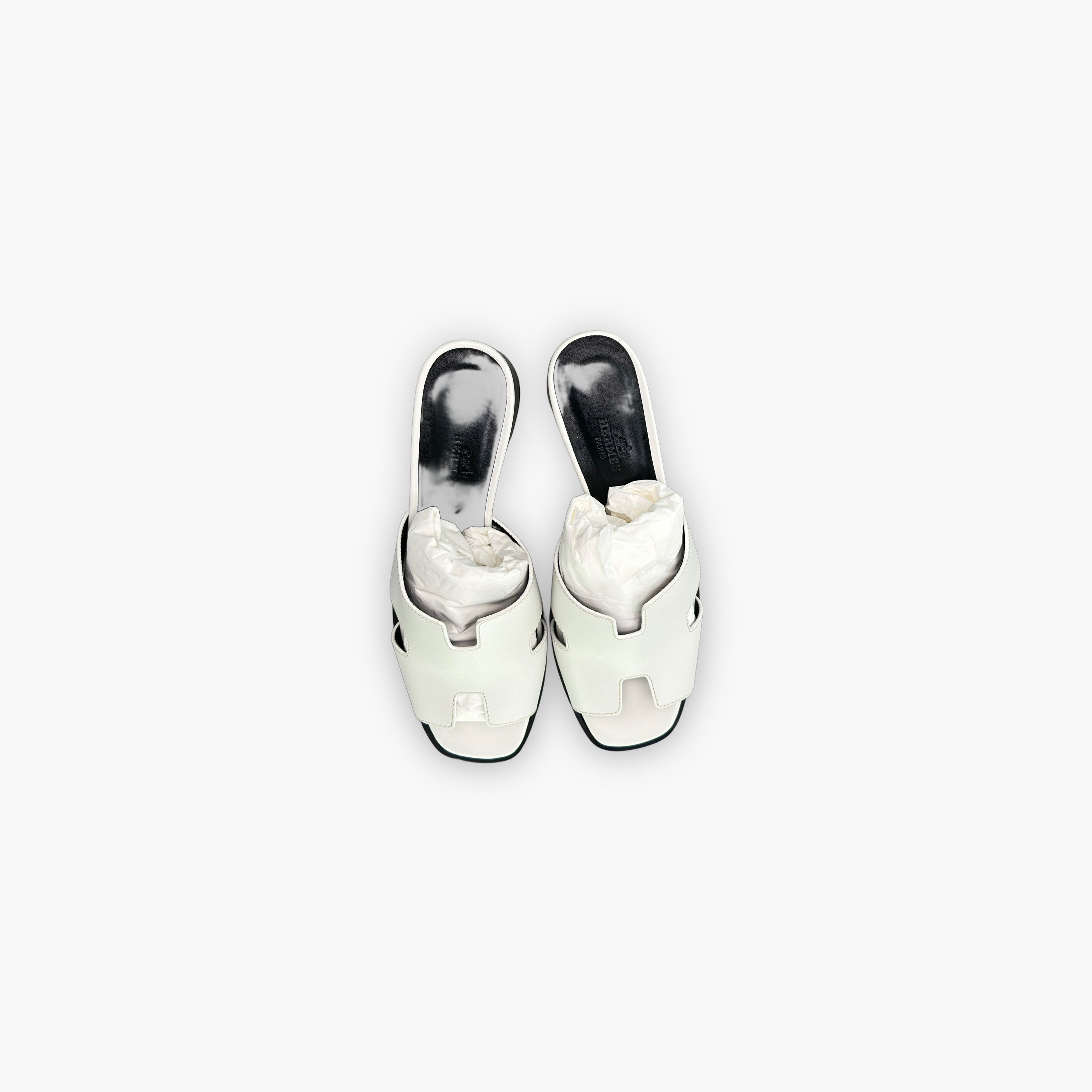 Hermes Hermès Helia Leather Block Heel Mules Size 37 Size US 7 / IT 37 - 9 Thumbnail