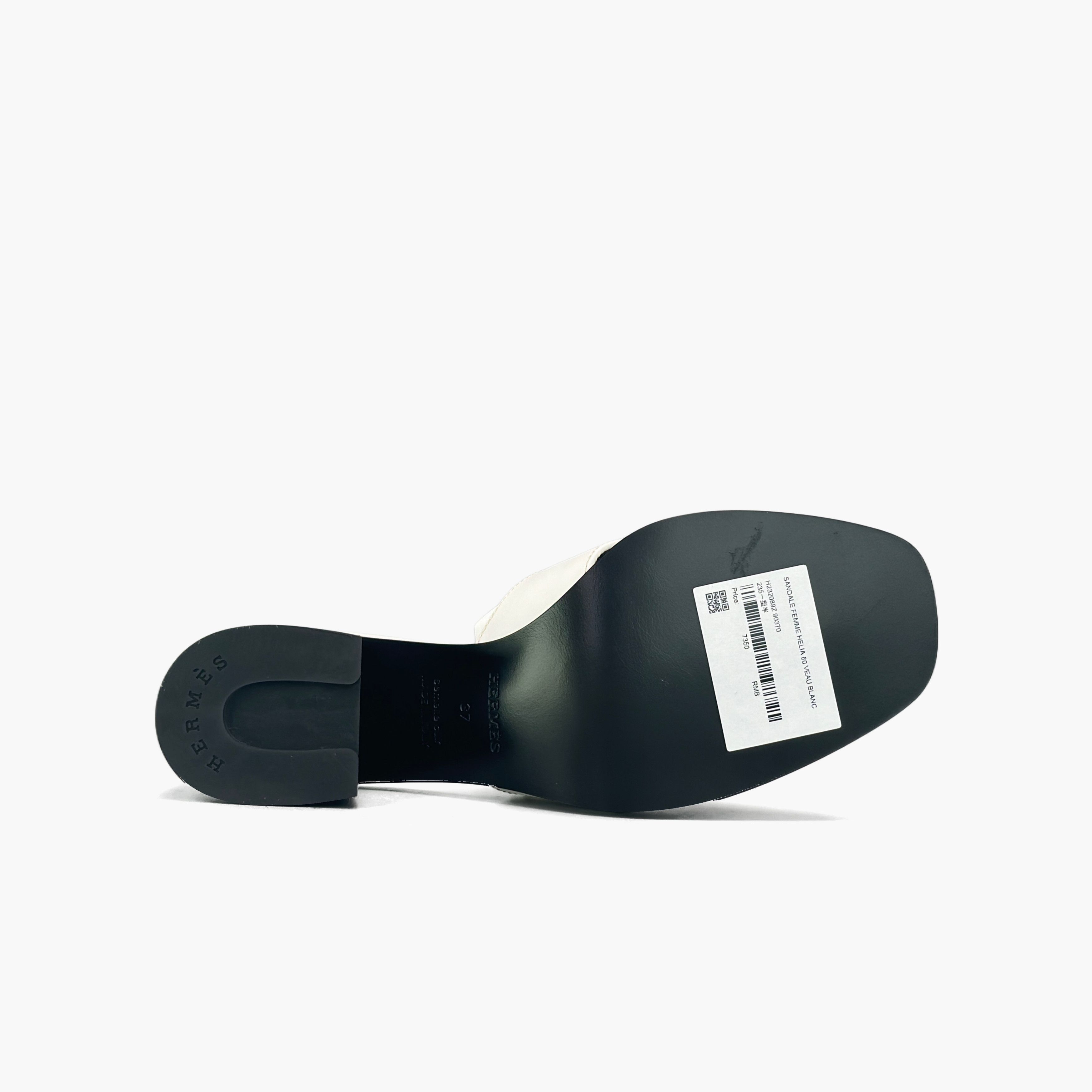 Hermes Hermès Helia Leather Block Heel Mules Size 37 Size US 7 / IT 37 - 7 Thumbnail