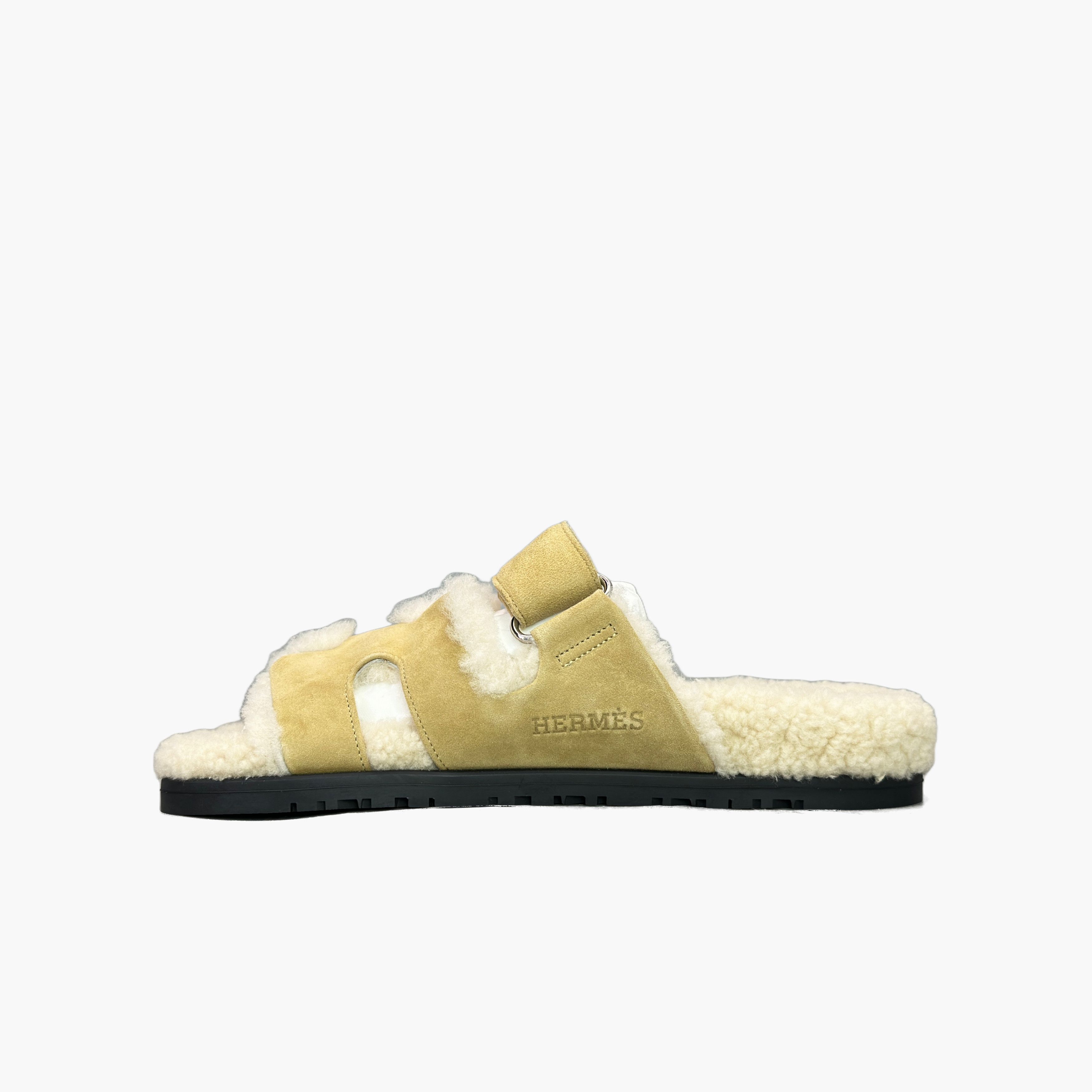 Hermes Hermès Chypre Shearling Sandals Size 37 Size US 7 / IT 37 - 3 Thumbnail