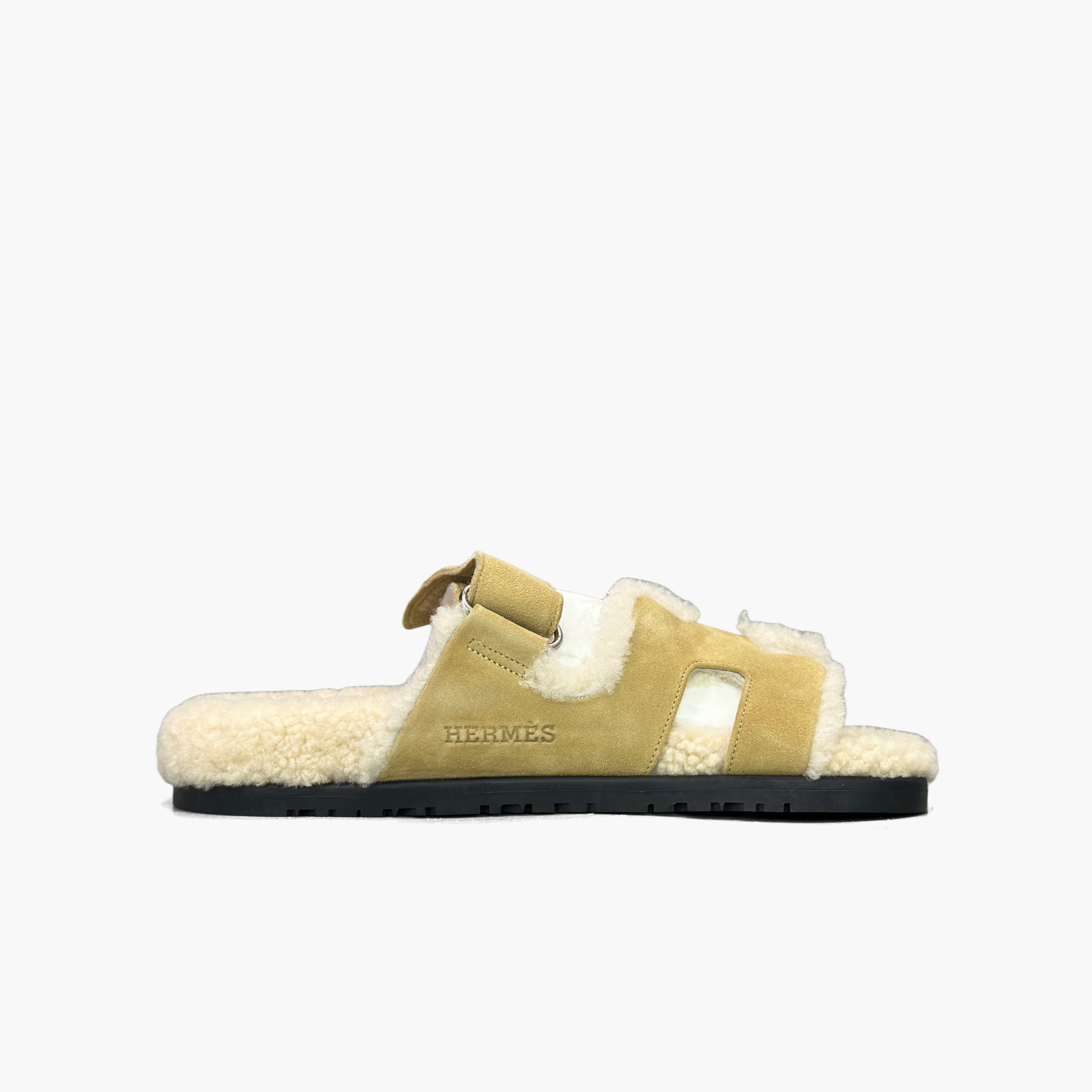 Hermes Hermès Chypre Shearling Sandals Size 37 Size US 7 / IT 37 - 2 Thumbnail