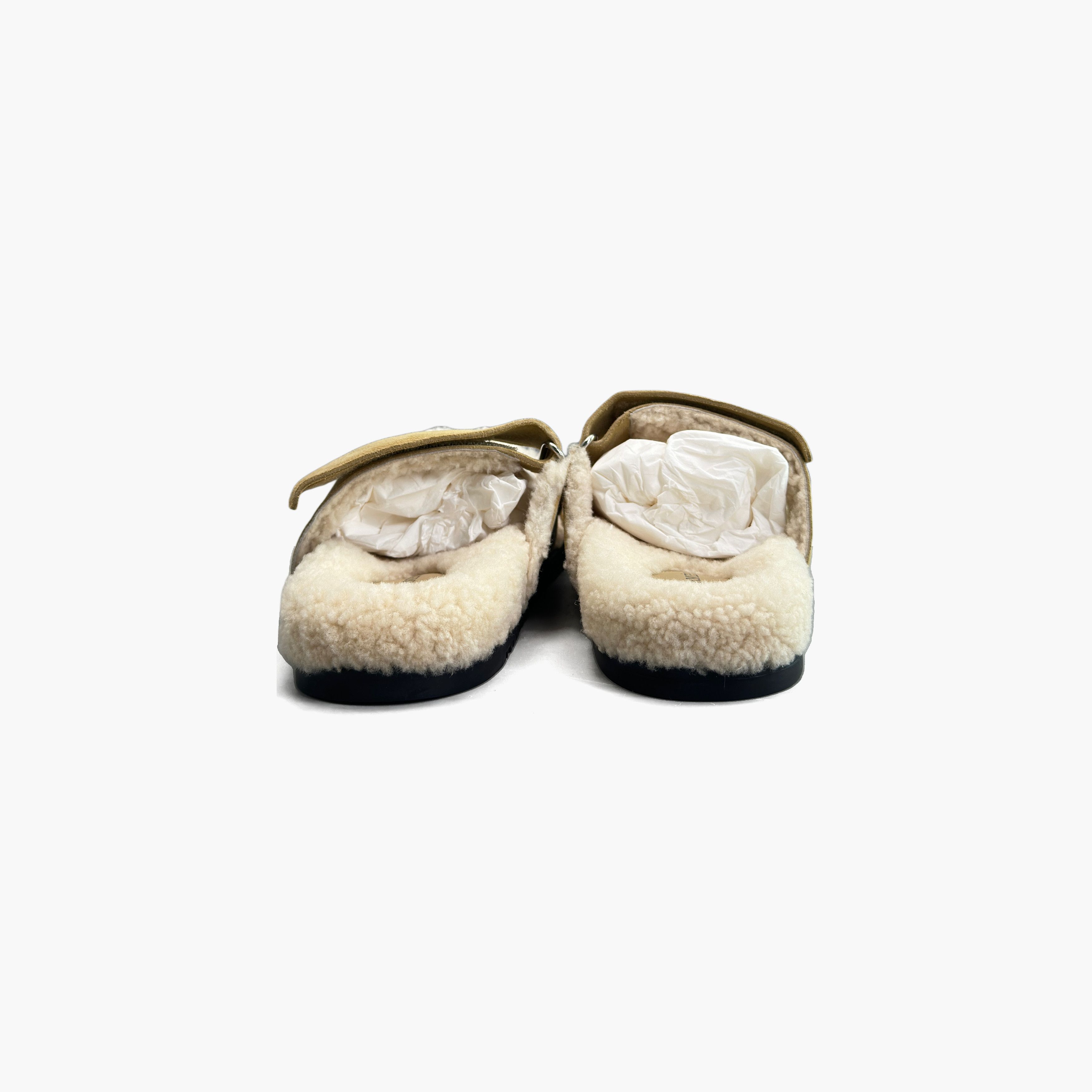 Hermes Hermès Chypre Shearling Sandals Size 37 Size US 7 / IT 37 - 6 Thumbnail