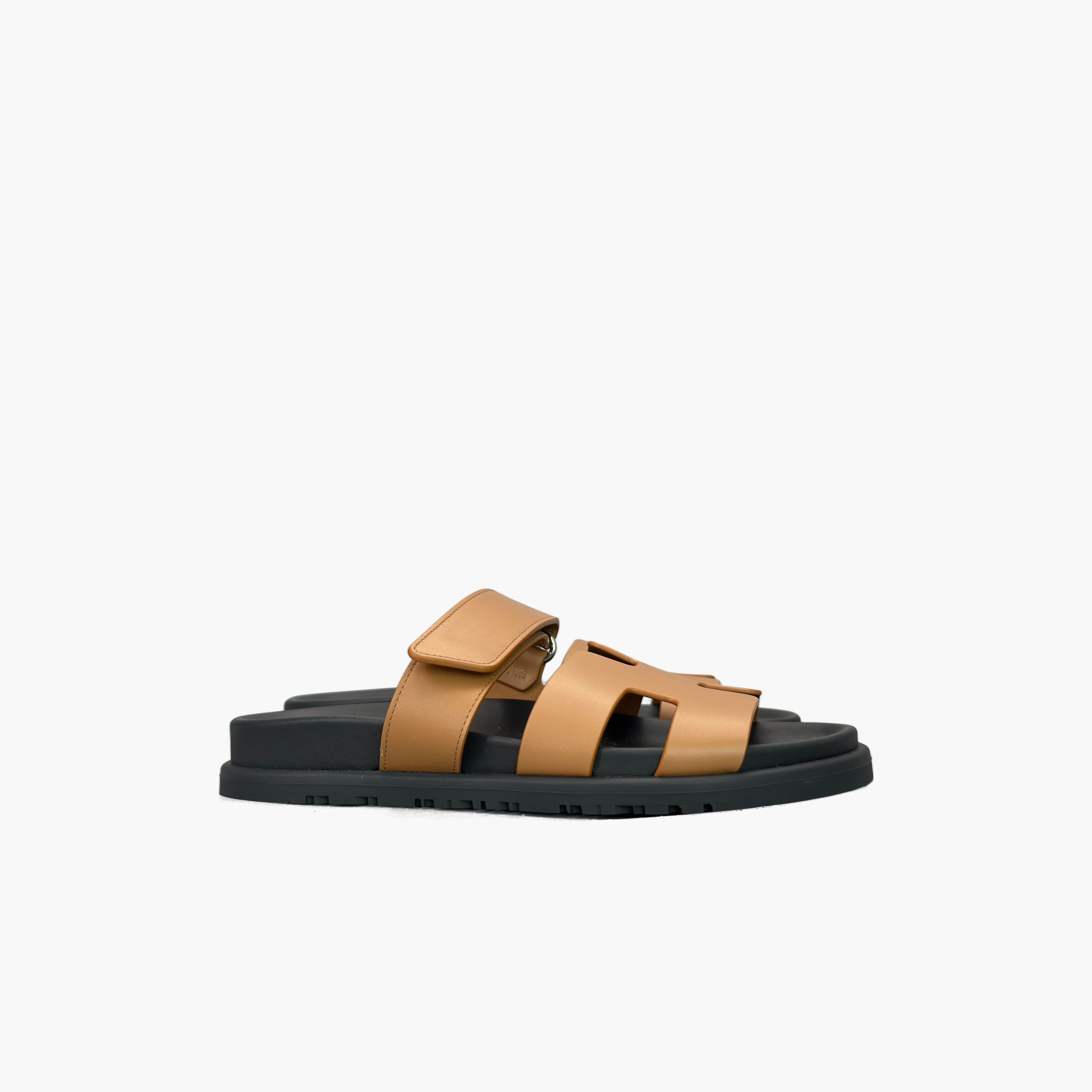 Hermes Hermès Chypre Leather Sandals Size 35 Size US 5 / IT 35 - 4 Thumbnail