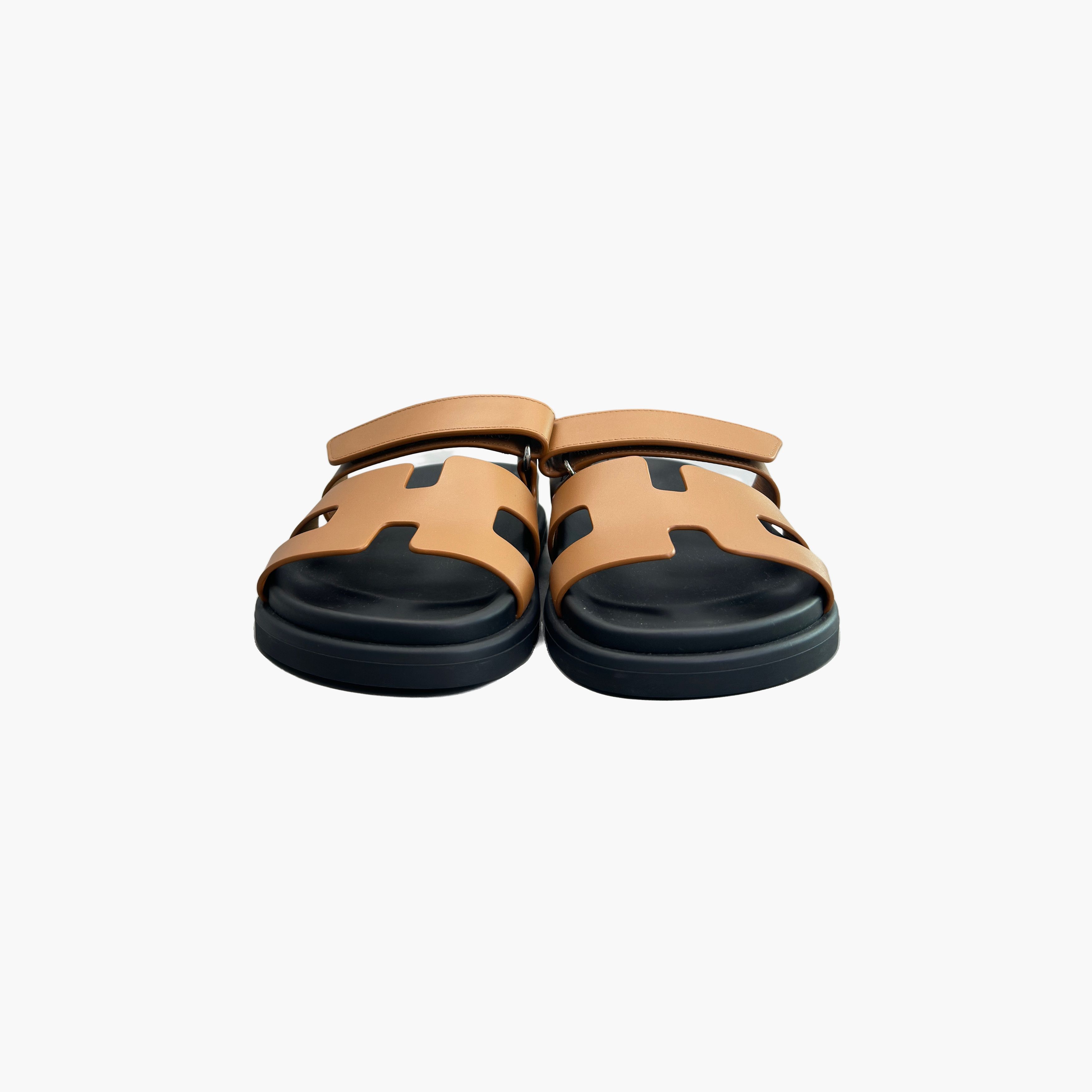 Hermes Hermès Chypre Leather Sandals Size 35 Size US 5 / IT 35 - 5 Thumbnail