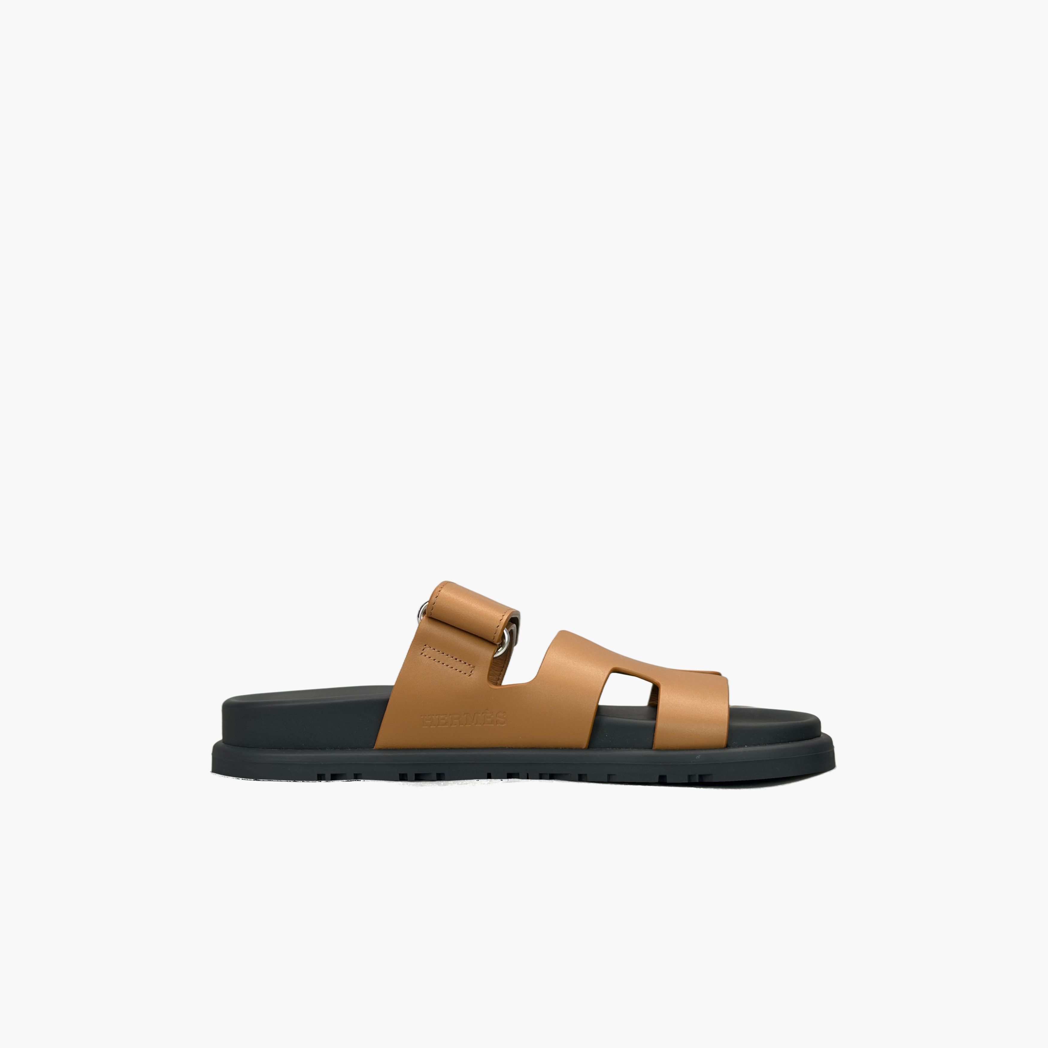 Hermes Hermès Chypre Leather Sandals Size 35 Size US 5 / IT 35 - 2 Thumbnail