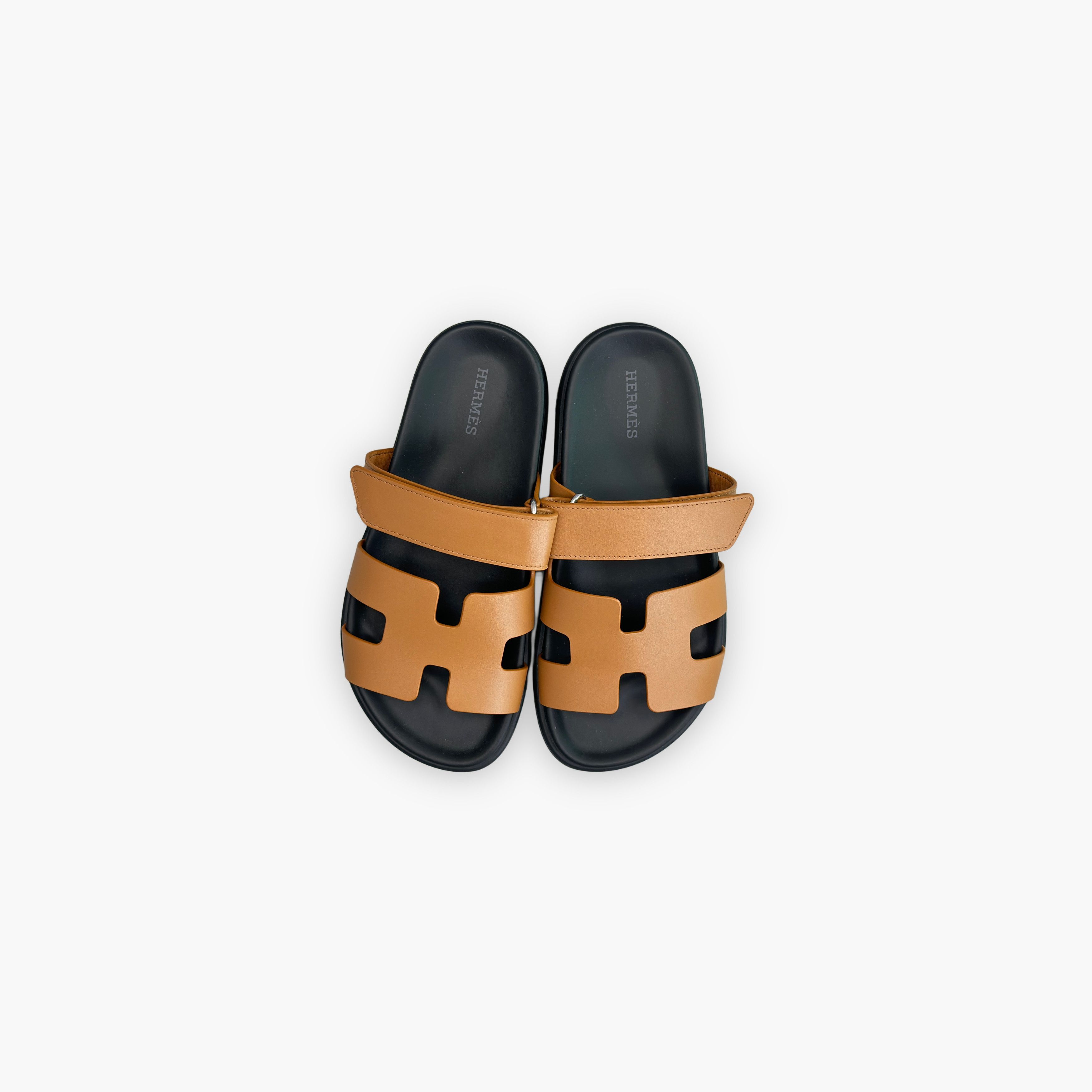 Hermes Hermès Chypre Leather Sandals Size 35 Size US 5 / IT 35 - 9 Thumbnail