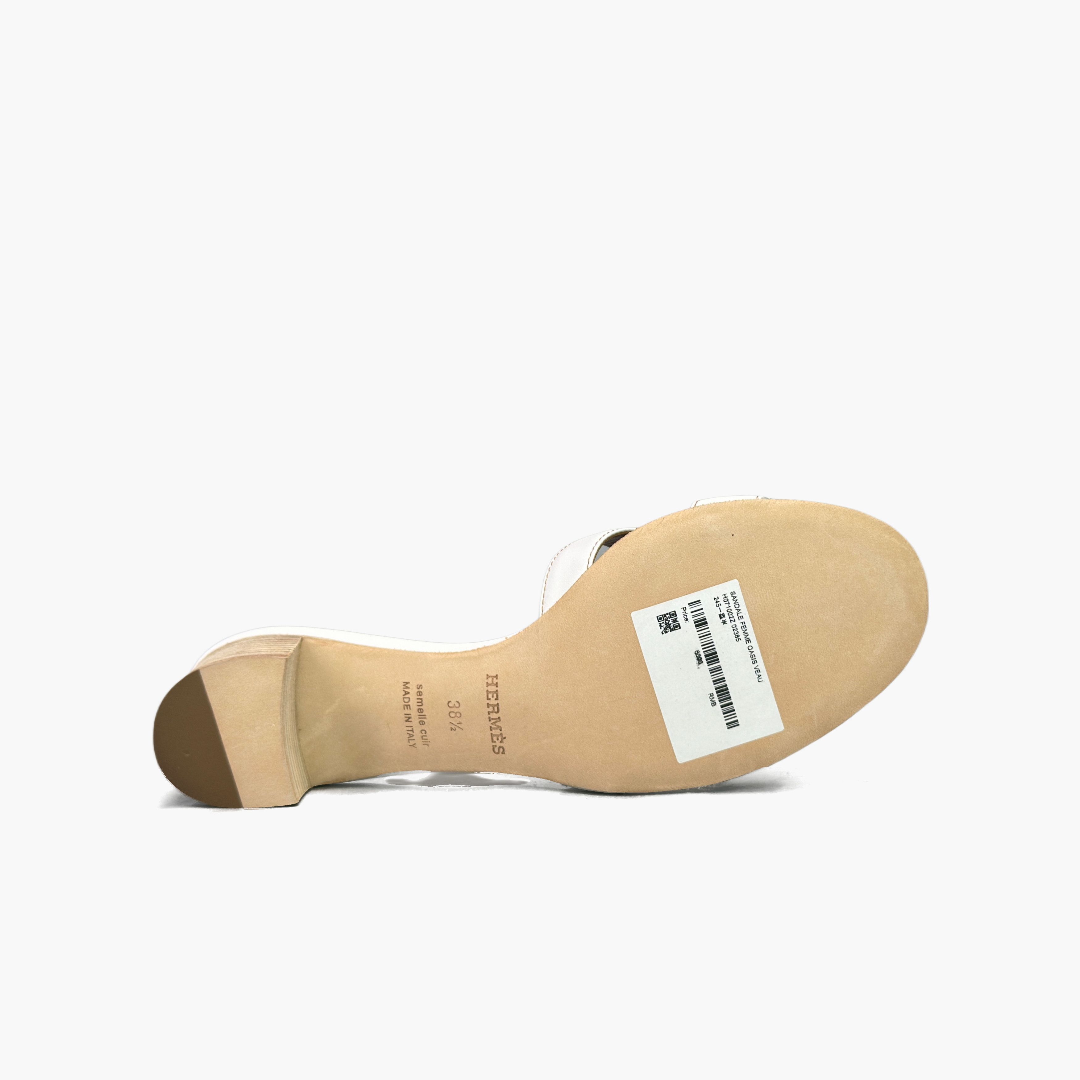Hermes Hermès Oasis H-Cutout Block Heel Sandals Size 38.5 Size US 8.5 / IT 38.5 - 7 Thumbnail