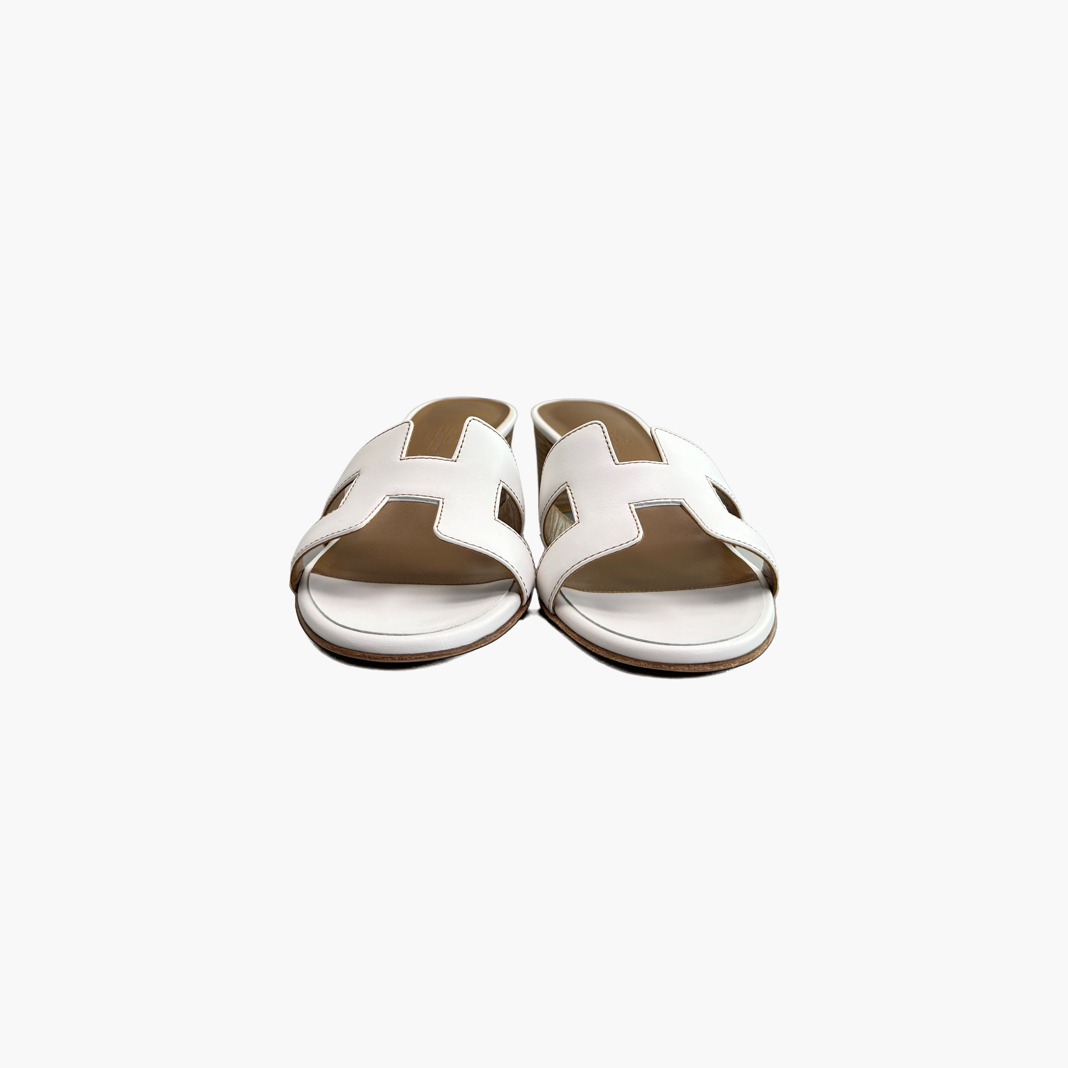 Hermes Hermès Oasis H-Cutout Block Heel Sandals Size 38.5 Size US 8.5 / IT 38.5 - 5 Thumbnail