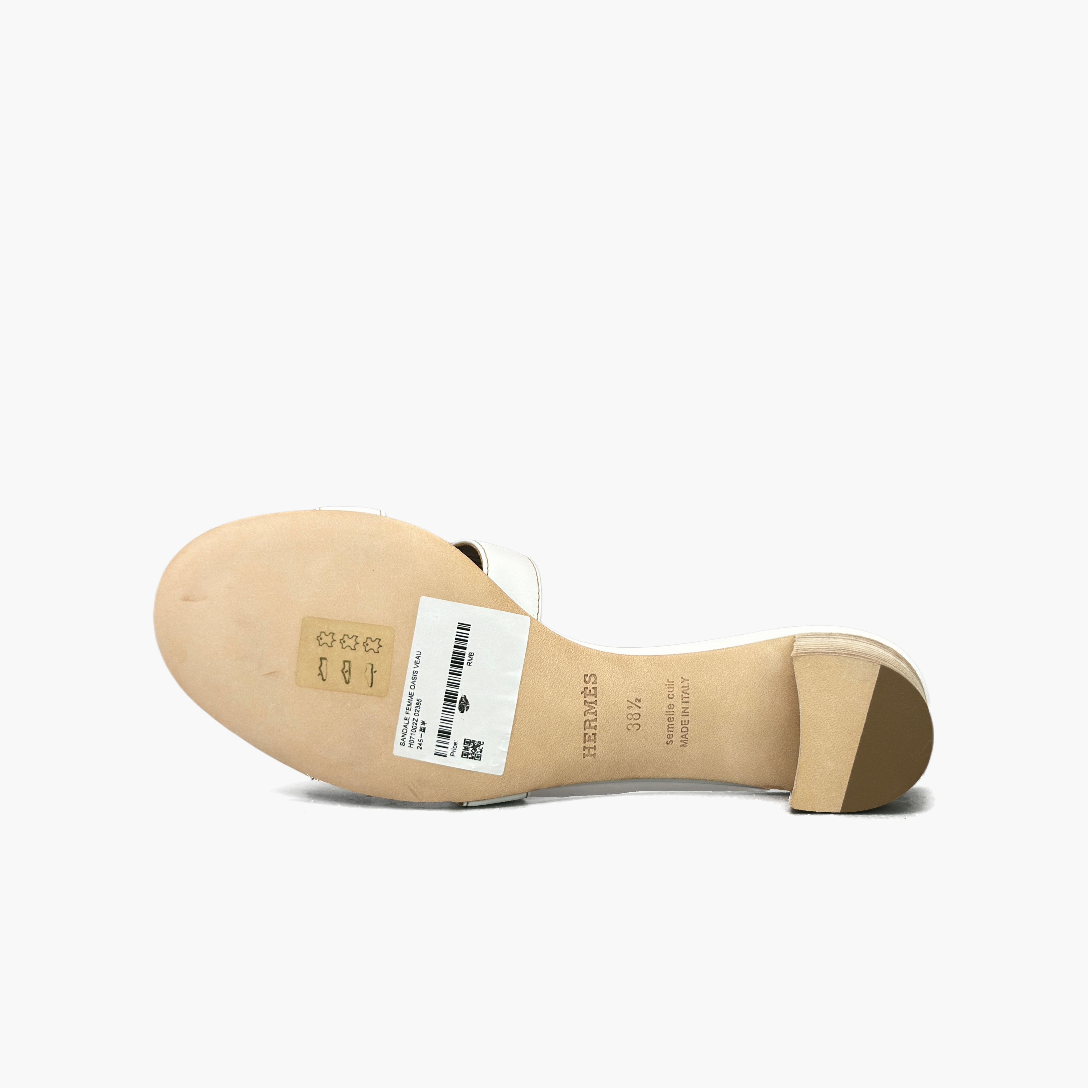 Hermes Hermès Oasis H-Cutout Block Heel Sandals Size 38.5 Size US 8.5 / IT 38.5 - 8 Thumbnail