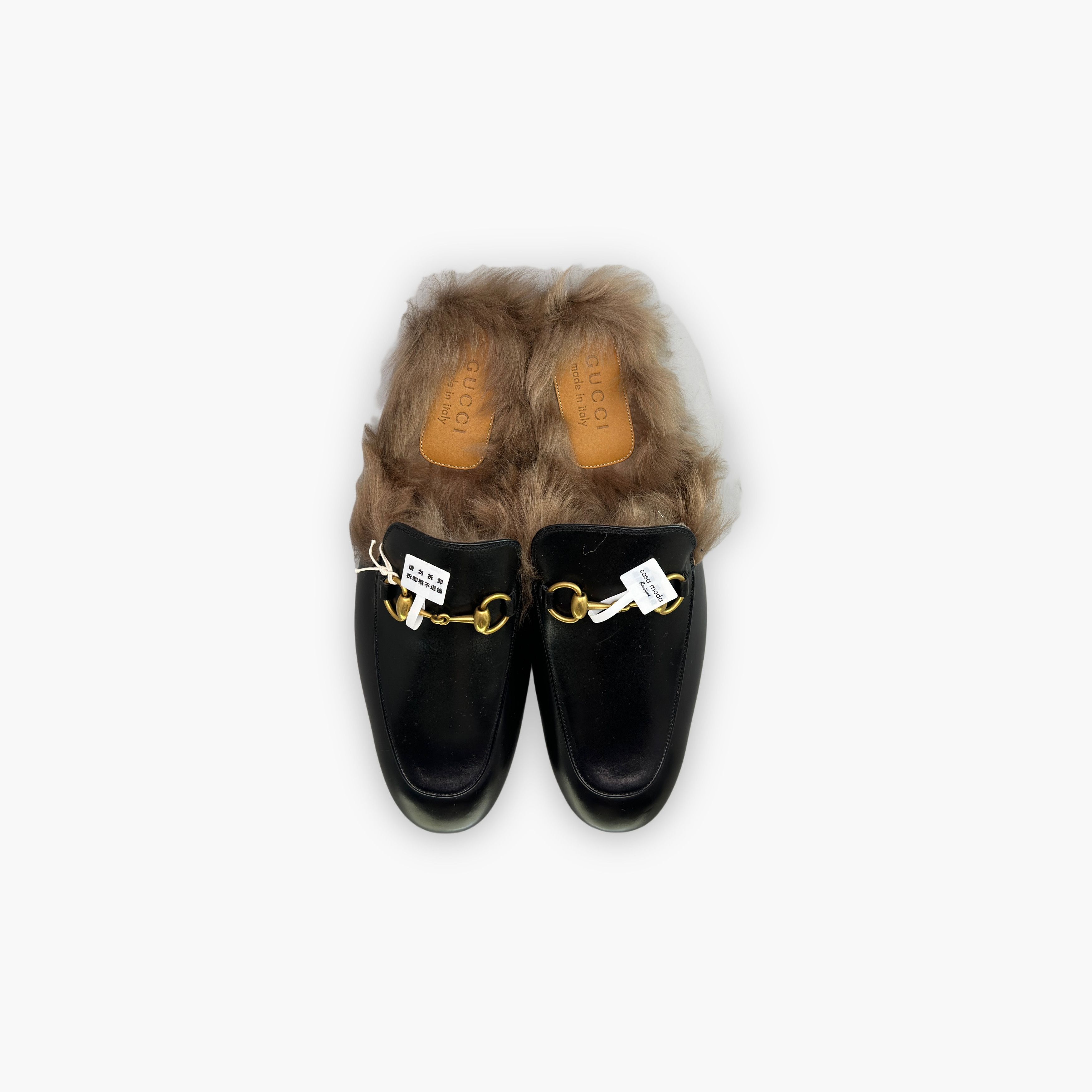 Gucci Gucci Princetown Fur Loafer Mules Size 9 Size US 9 / EU 42 - 9 Thumbnail