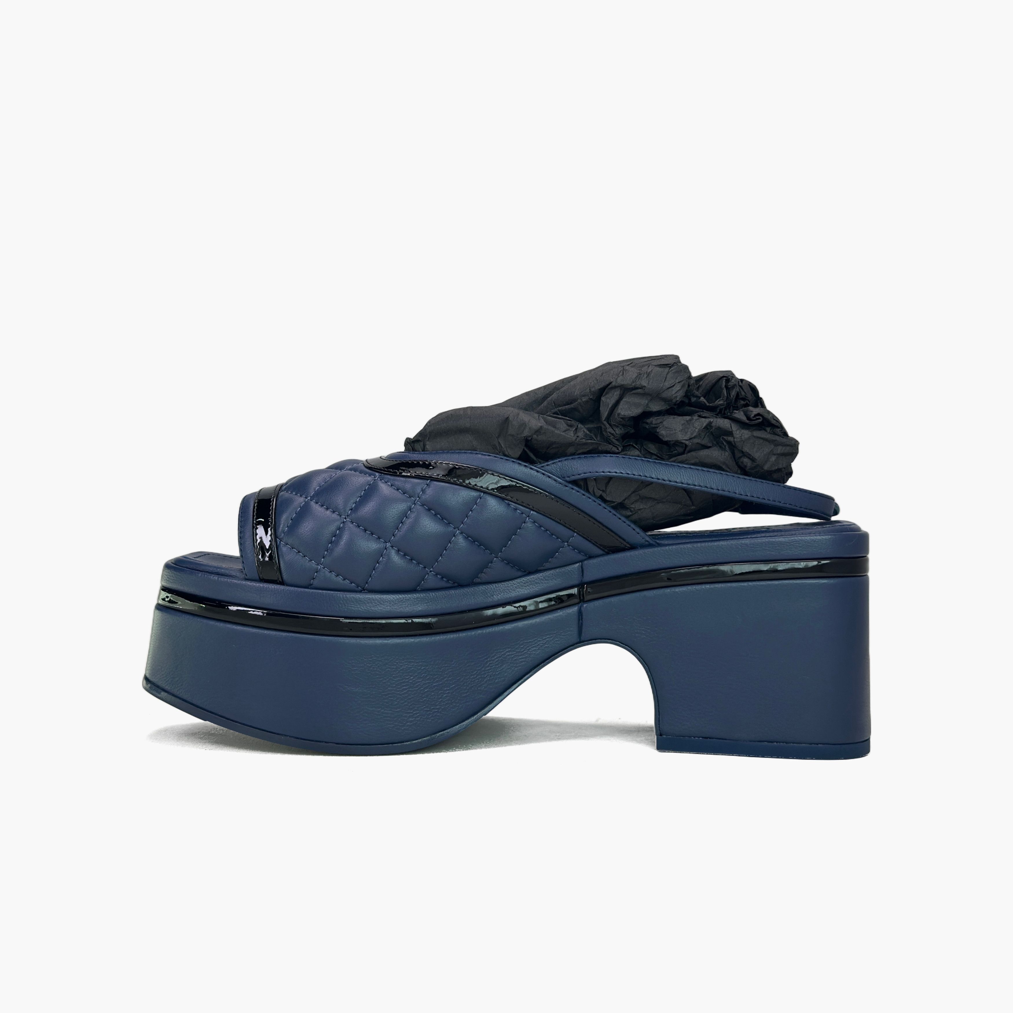 Chanel Chanel Quilted Platform Sandals Size 38 Size US 8 / IT 38 - 3 Thumbnail