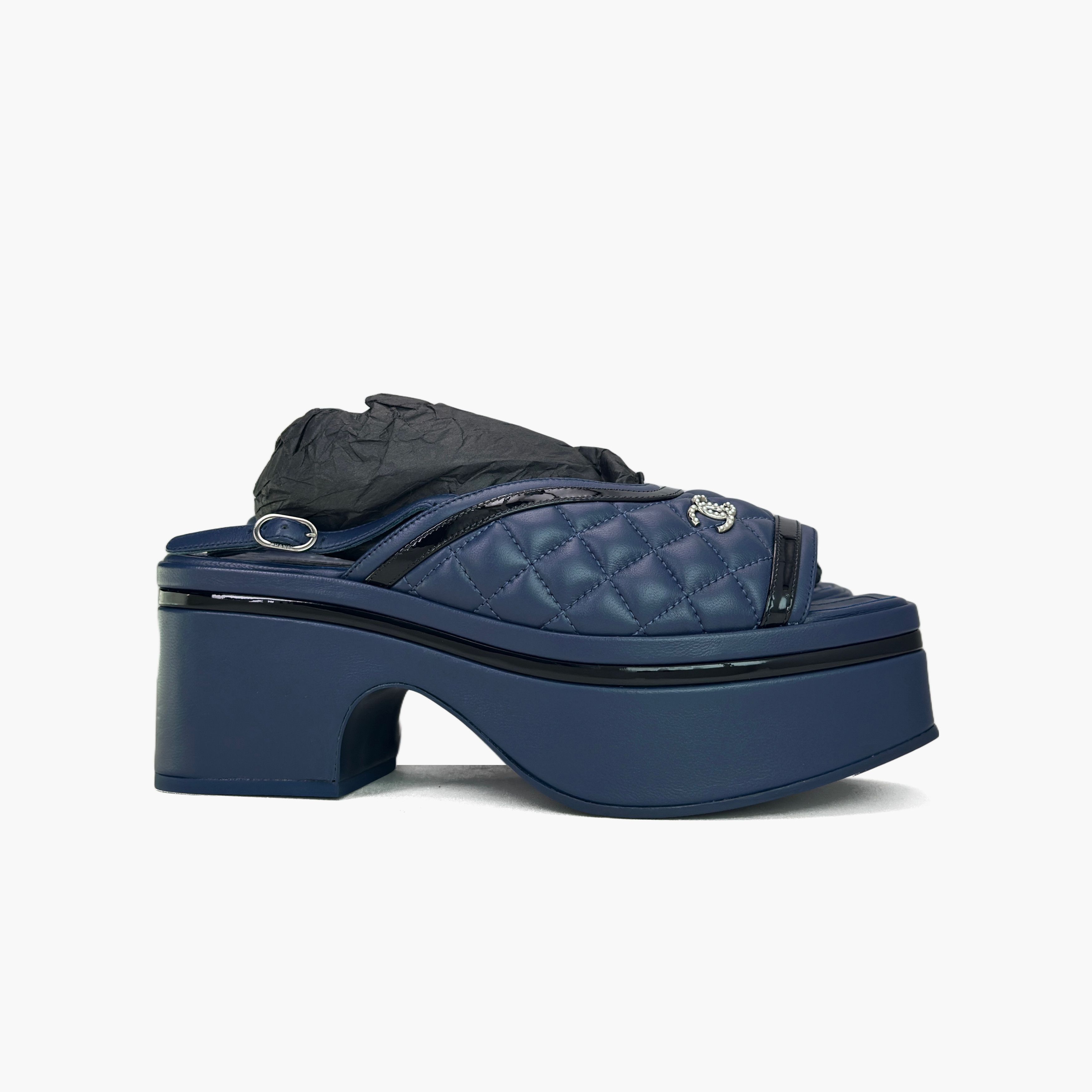 Chanel Chanel Quilted Platform Sandals Size 38 Size US 8 / IT 38 - 4 Thumbnail