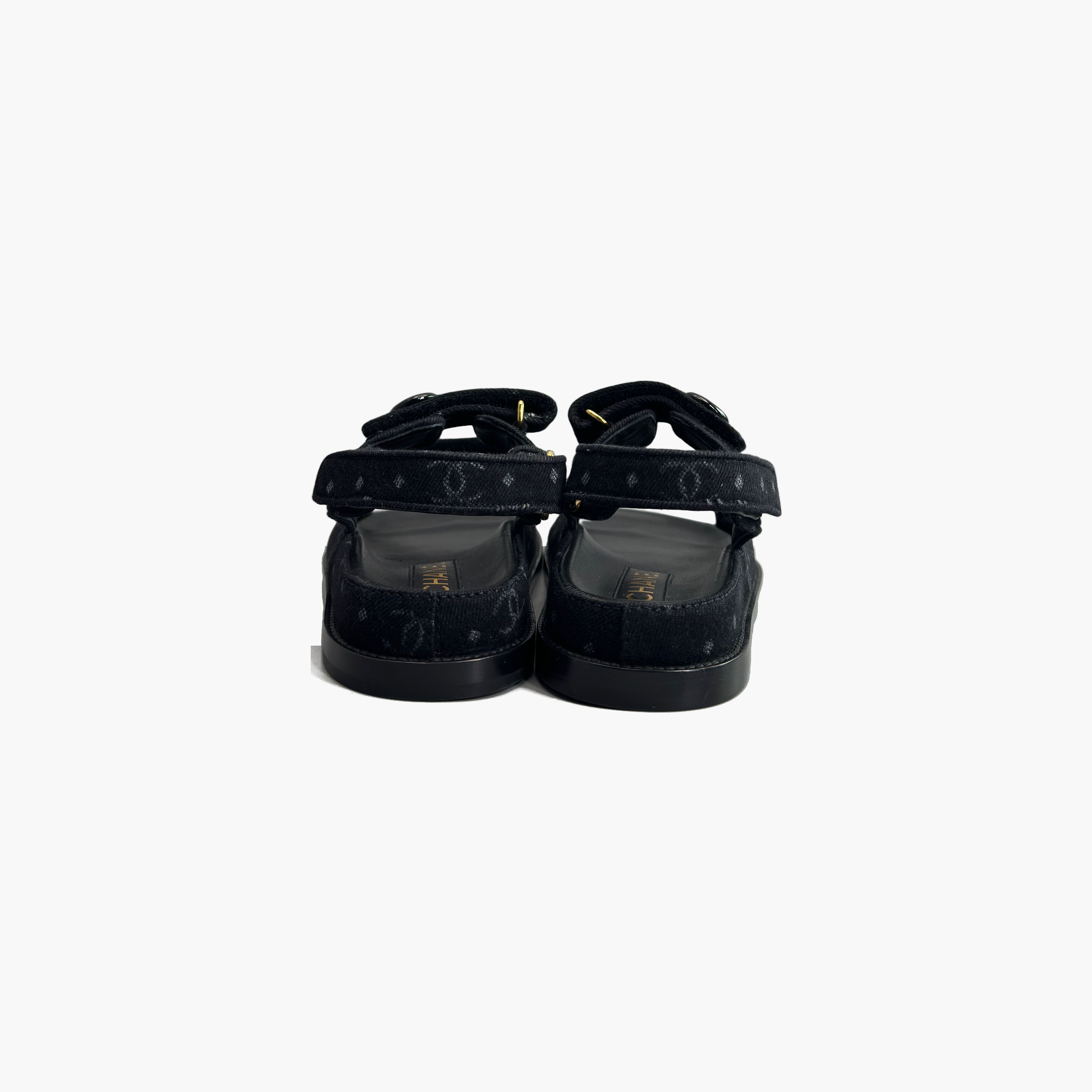 Chanel Chanel Logo Fabric Sandals Size 37 Size US 7 / IT 37 - 6 Thumbnail