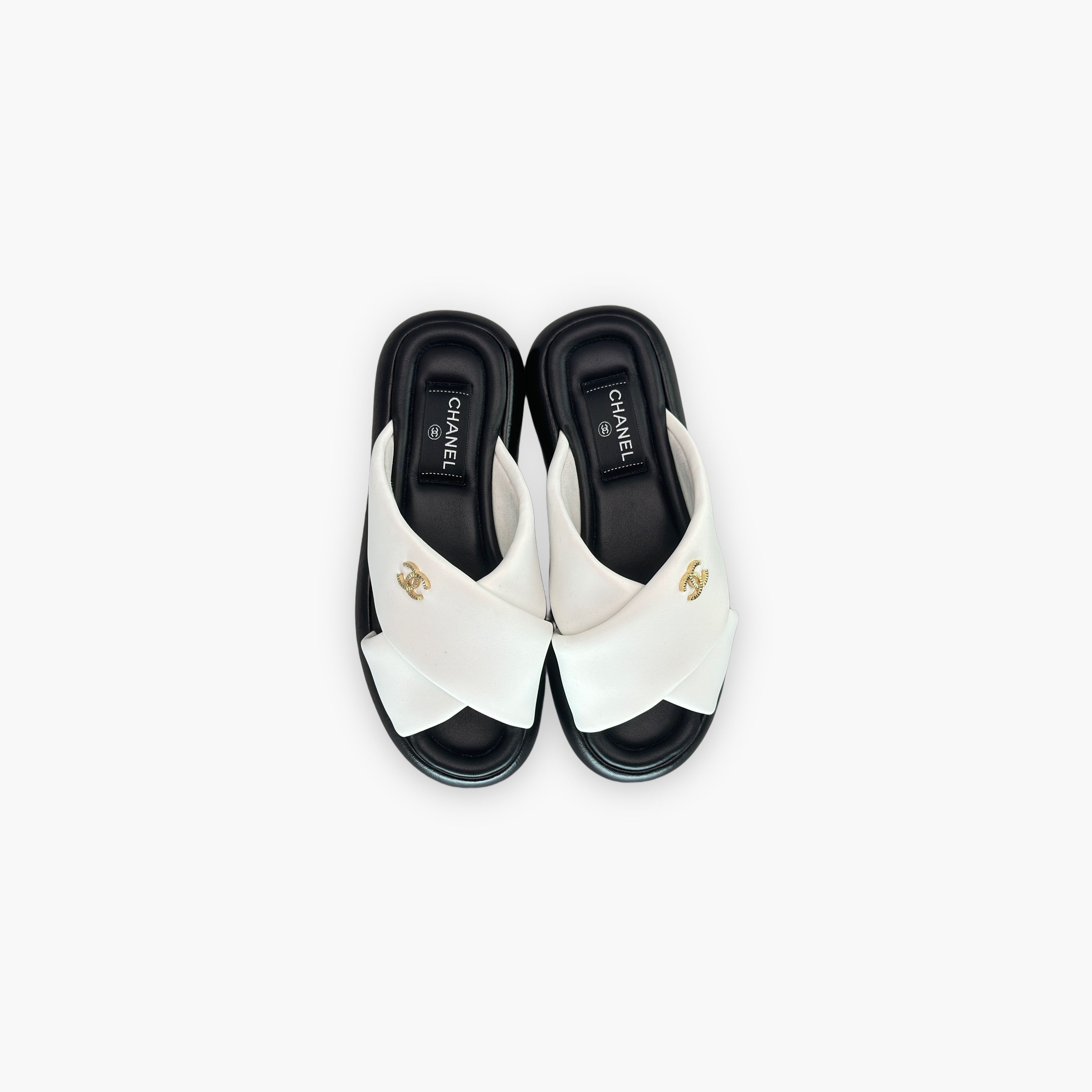 Chanel Chanel Cross Strap Sandals Size 37 Size US 7 / IT 37 - 9 Thumbnail