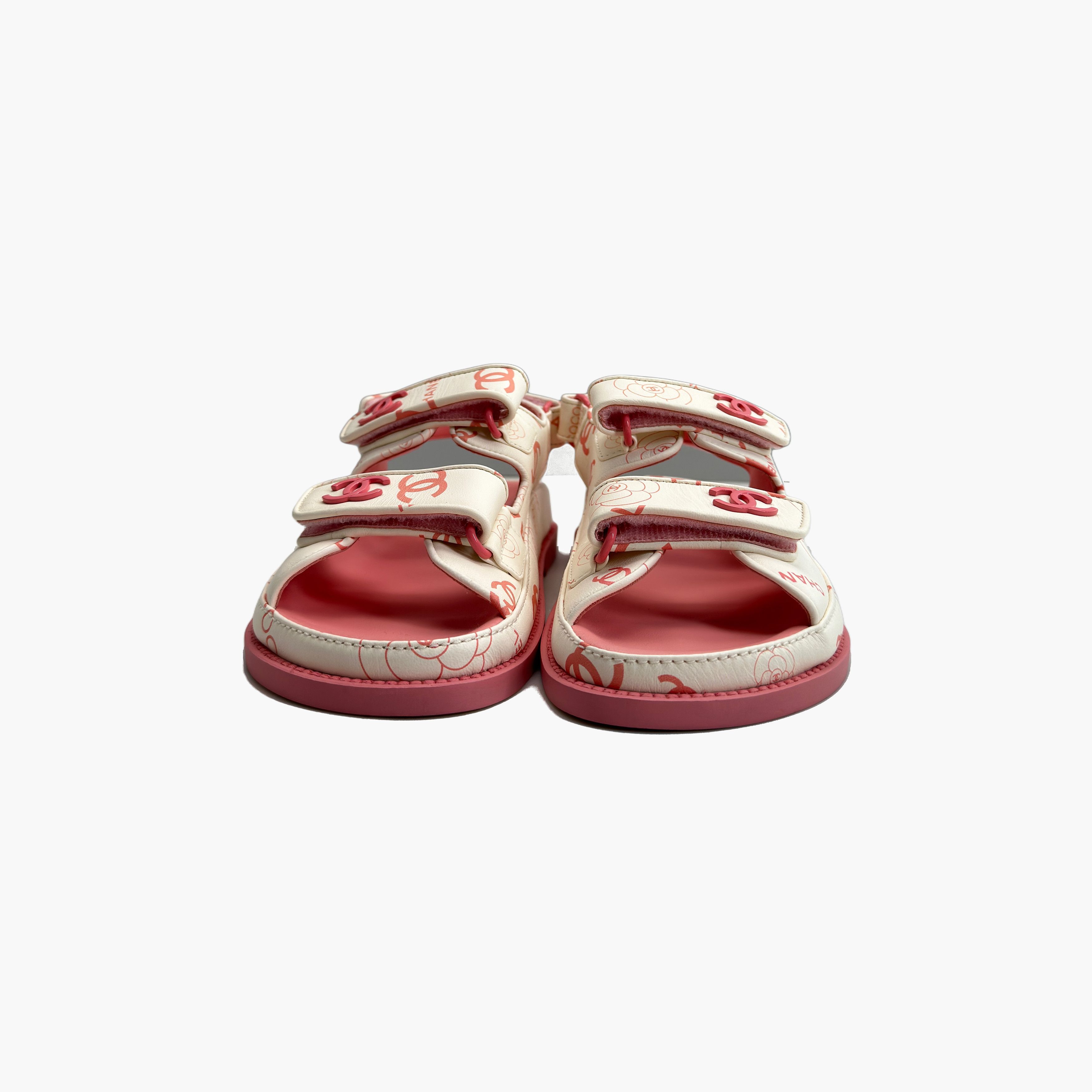 Chanel Chanel CC Logo Camellia Print Sandals Size 36 Size US 6 / IT 36 - 5 Thumbnail